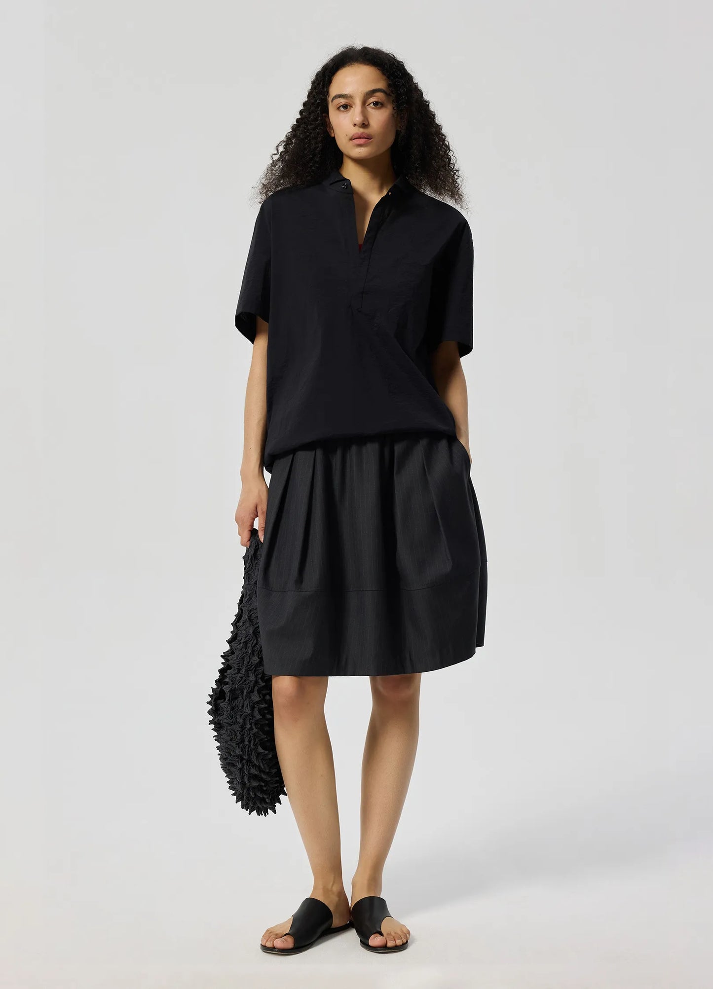 Waistband Logo Skirt