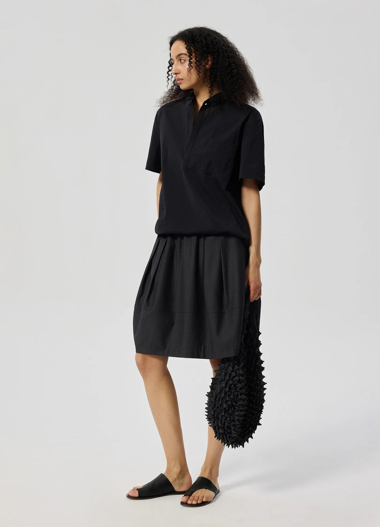 Waistband Logo Skirt
