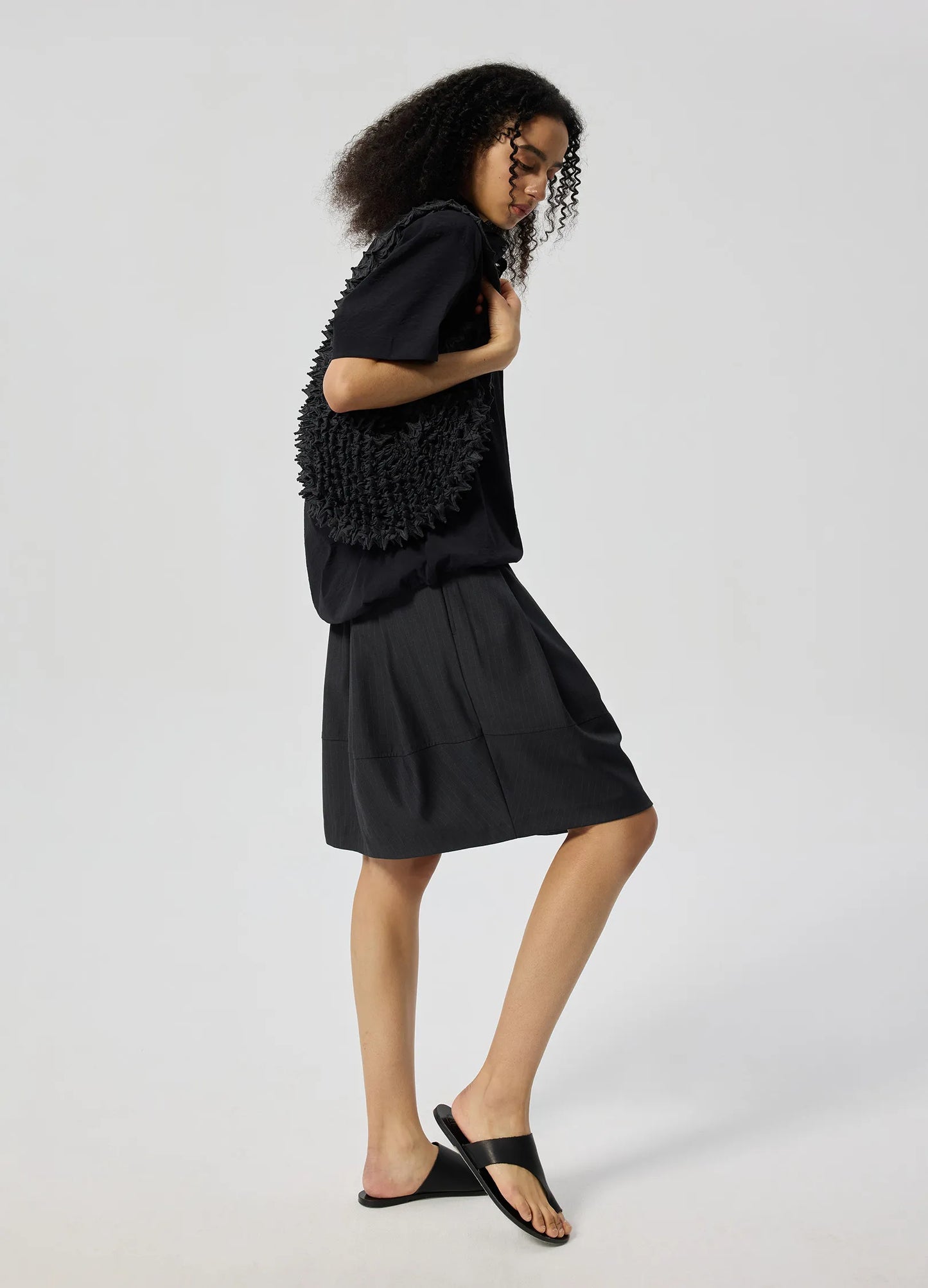 Waistband Logo Skirt