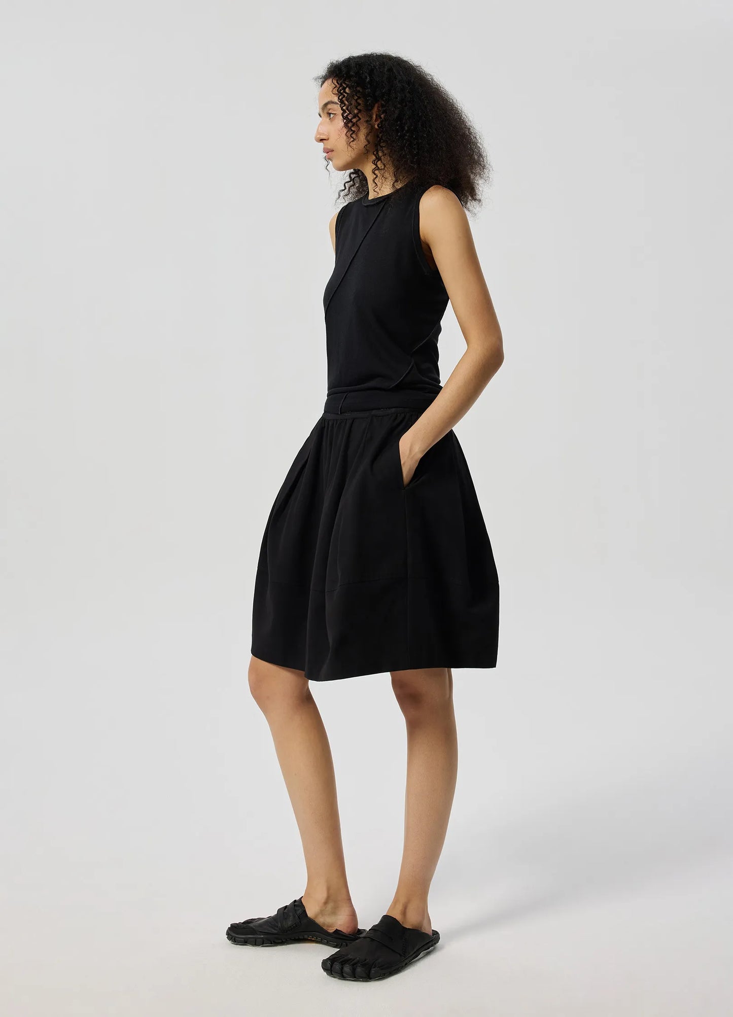 Waistband Logo Skirt