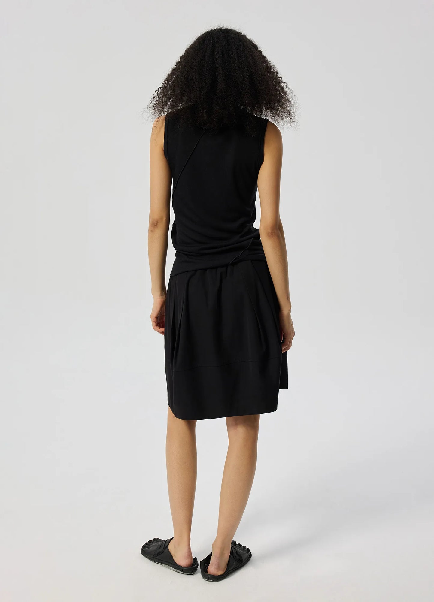 Waistband Logo Skirt