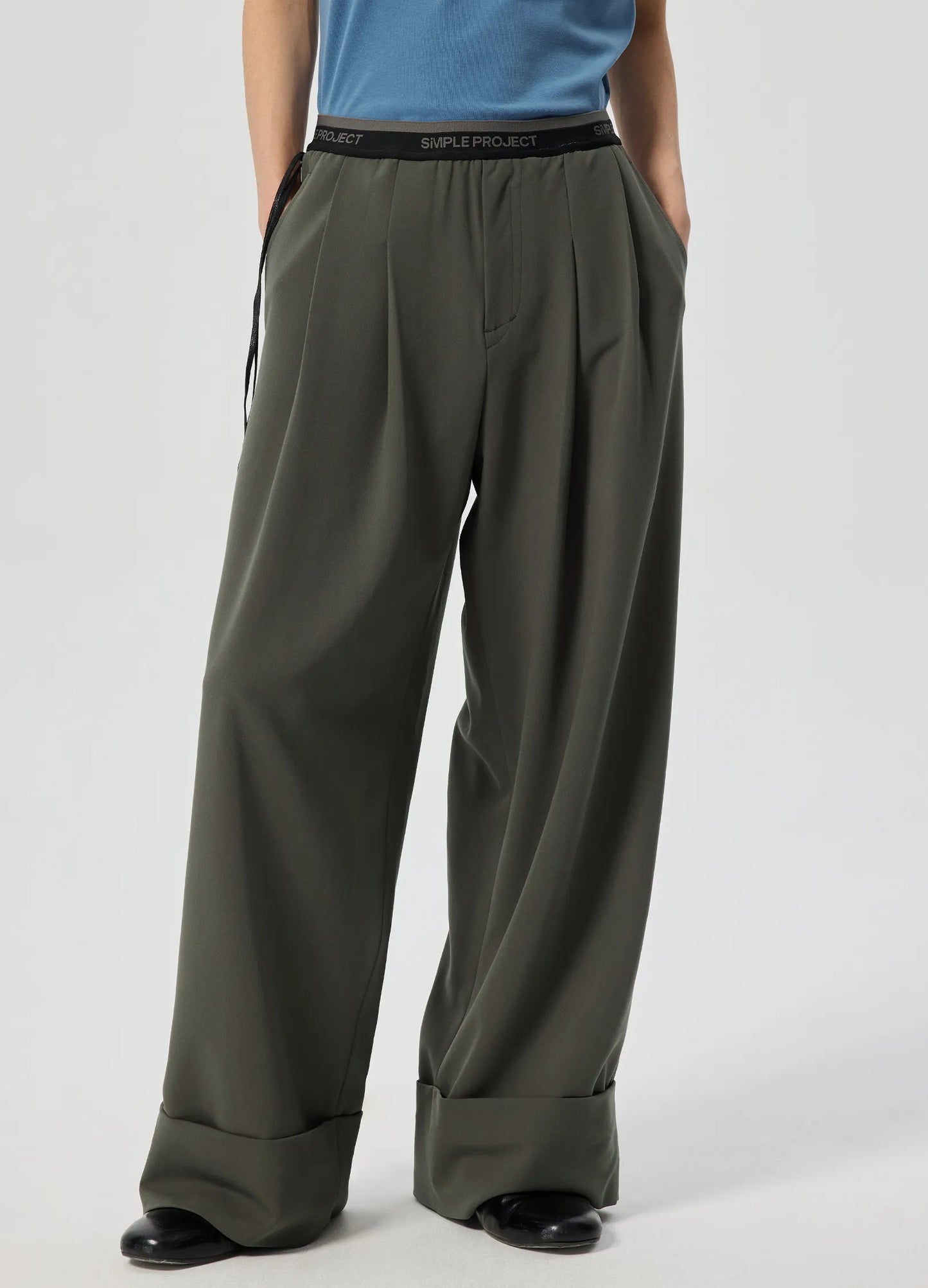 Waistband Logo Trousers