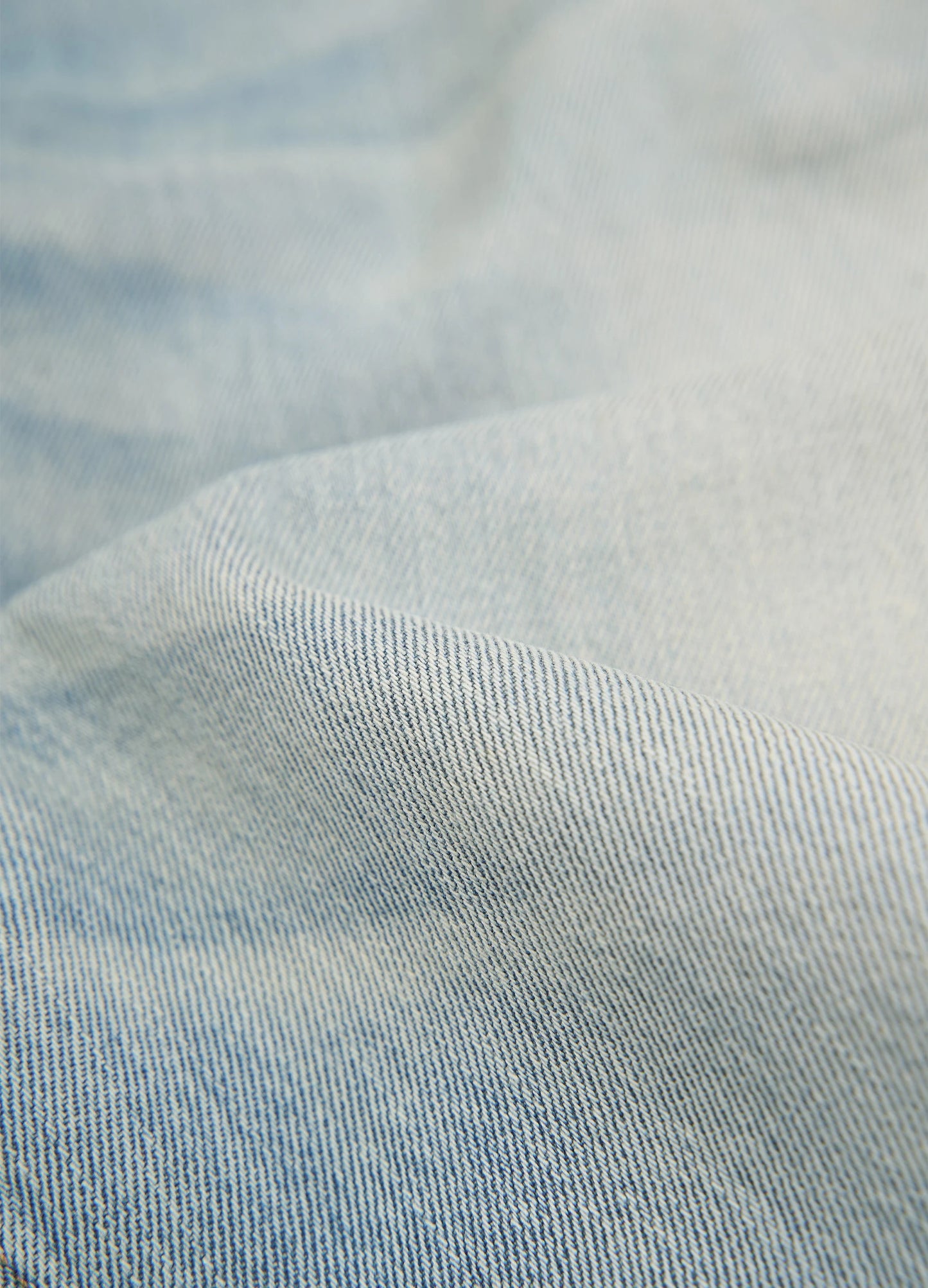 Washed Denim Shorts