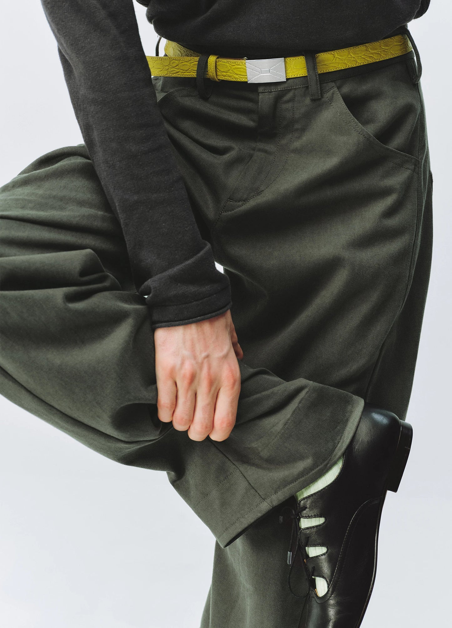 Washed Tencel Trousers