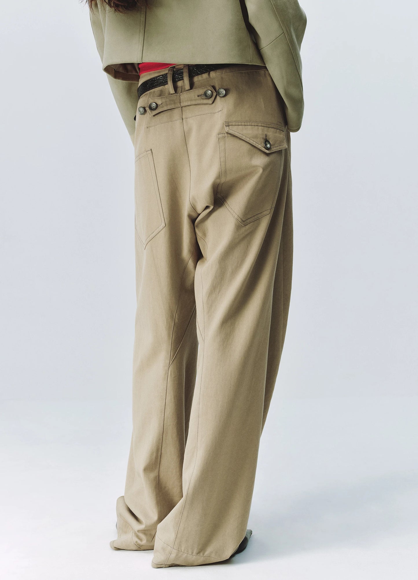 Washed Tencel Trousers