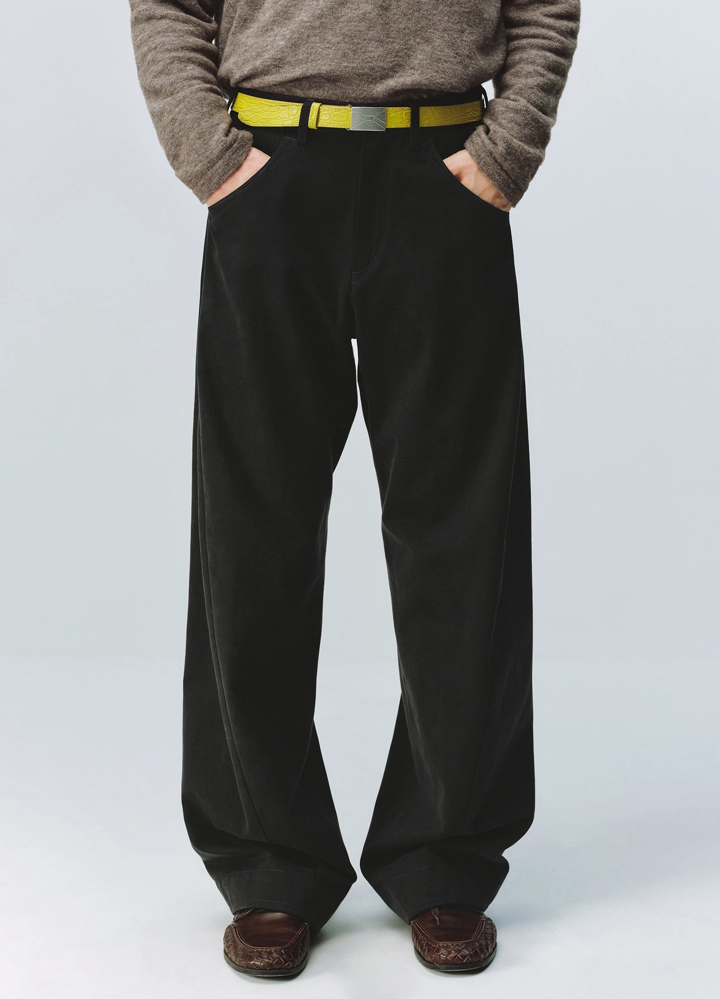 Washed Tencel Trousers