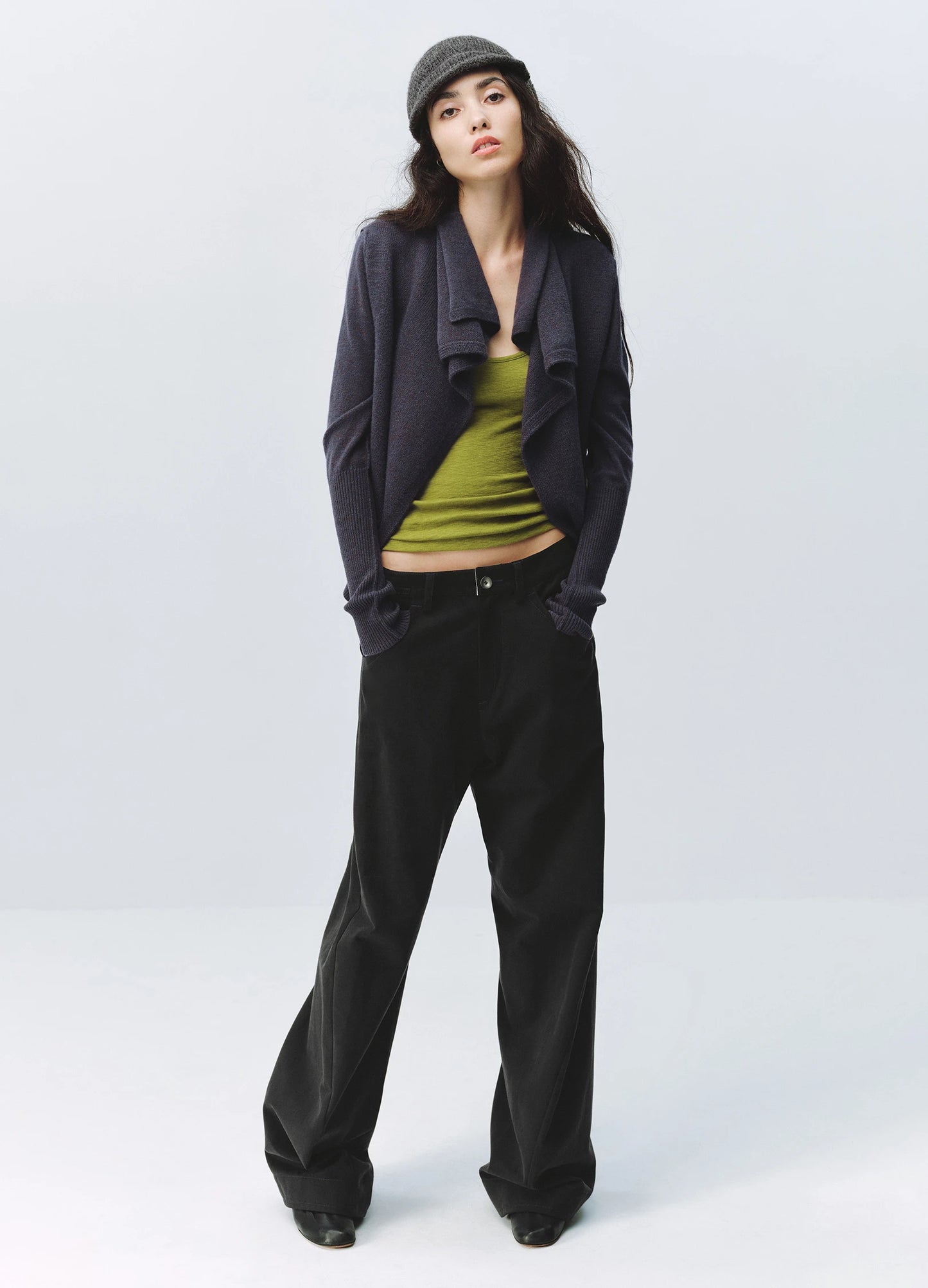 Washed Tencel Trousers