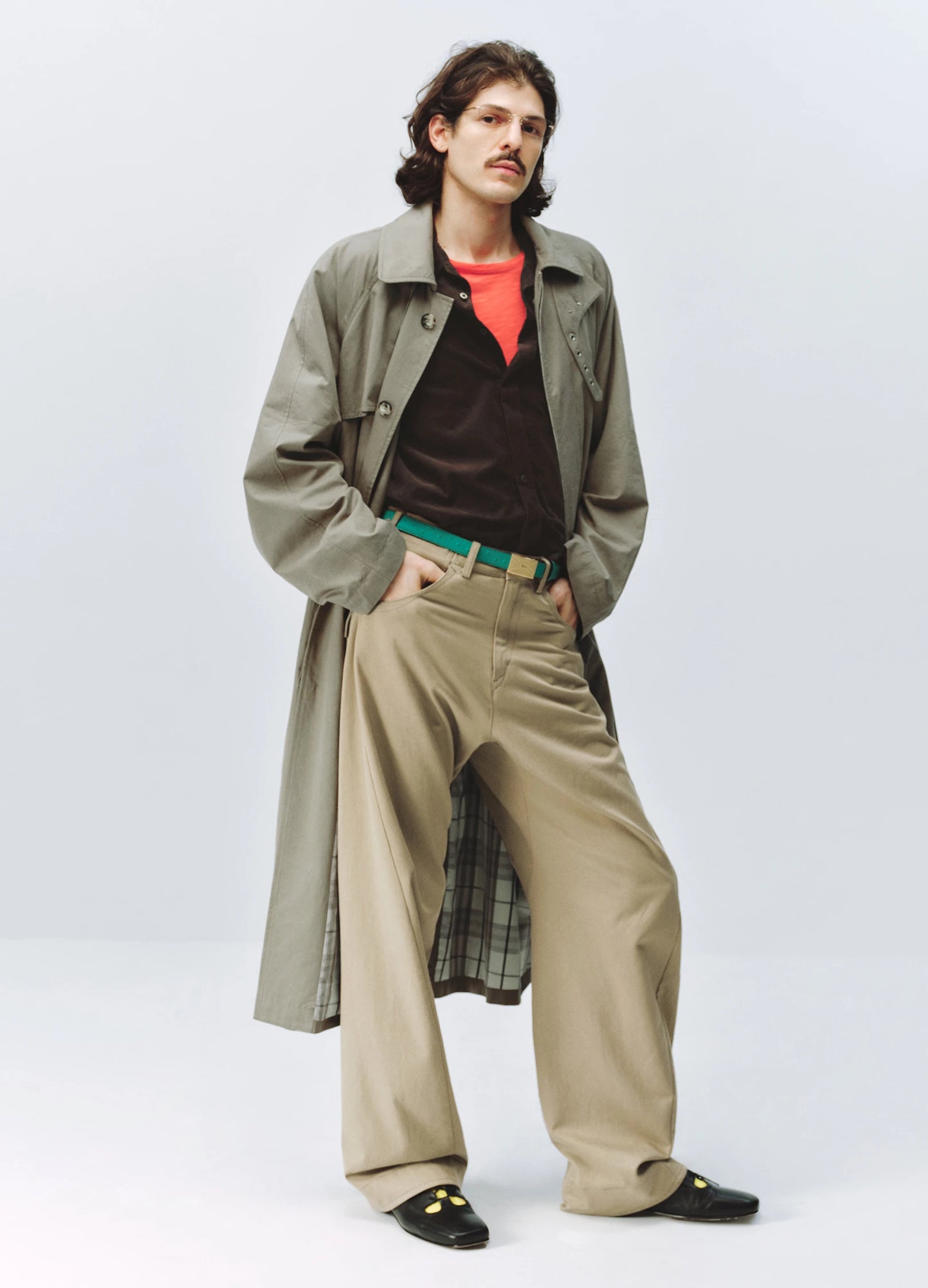 Washed Tencel Trousers