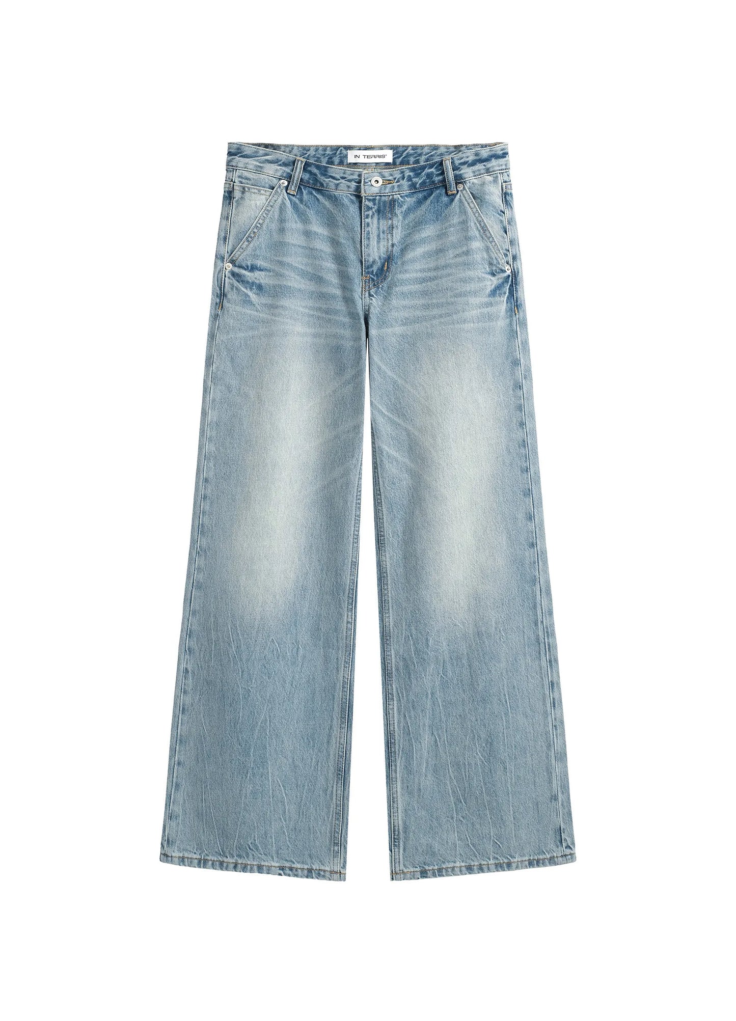 Washed Wide Denims