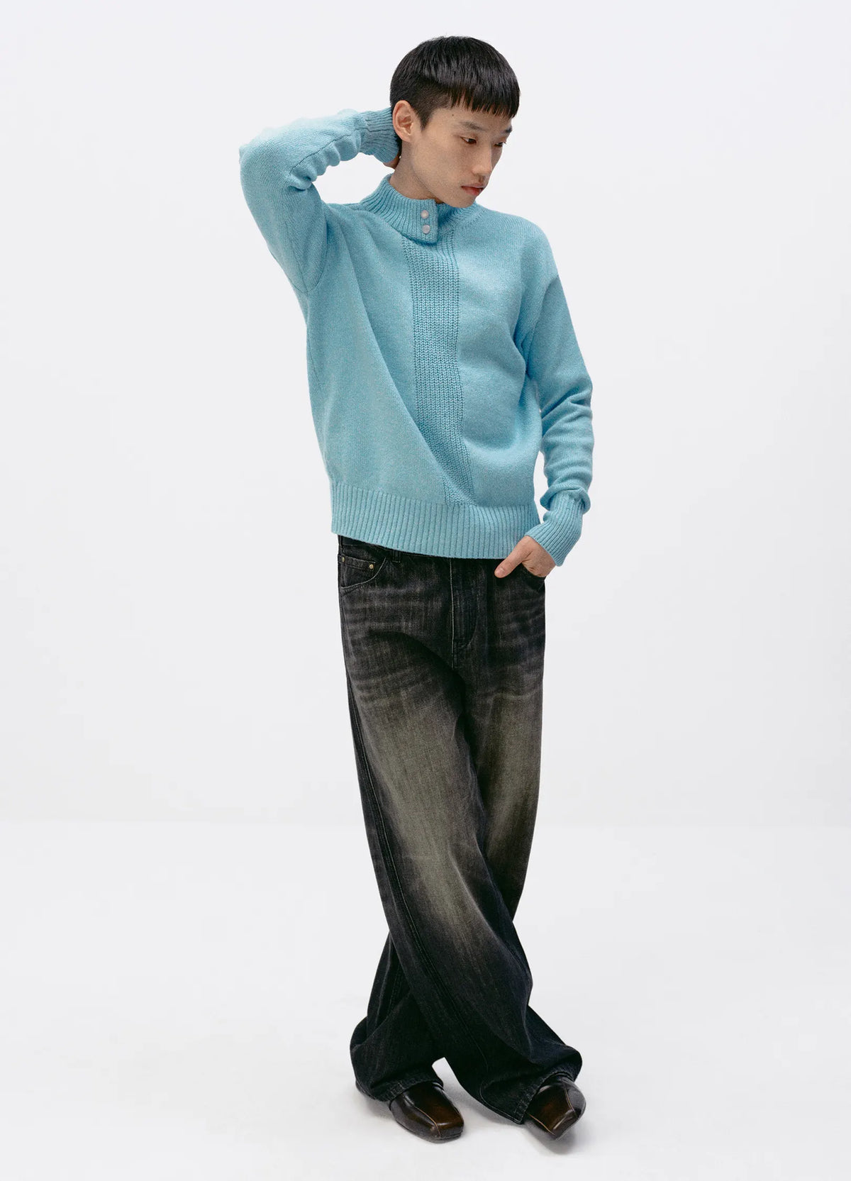 Washi Mock-Neck Sweater
