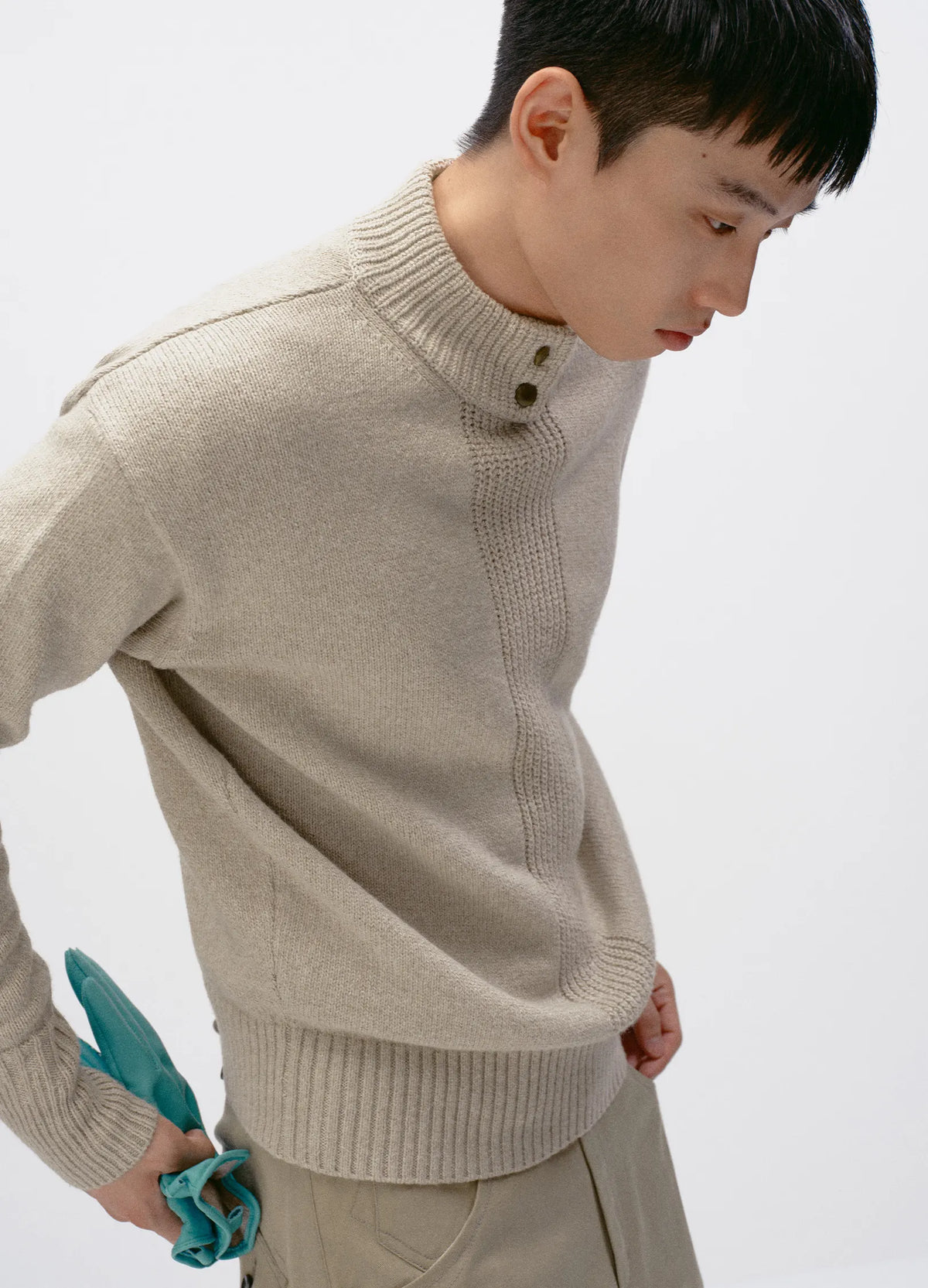 Washi Mock-Neck Sweater