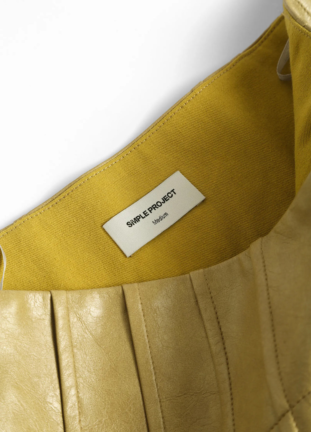 Waxed Leather Skirt