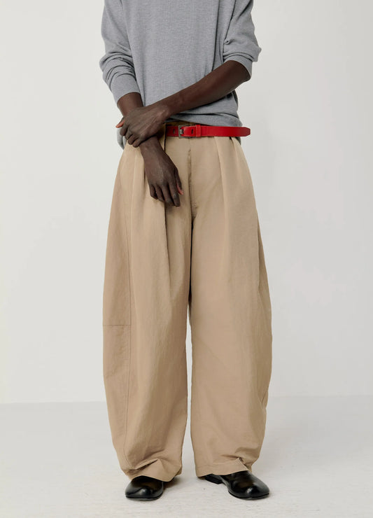 Wide Gloss Trousers