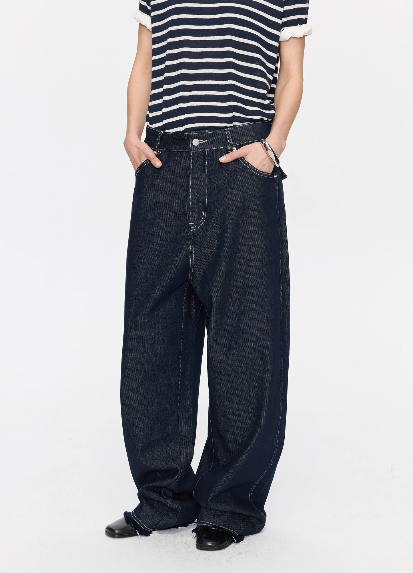 Wide Raw Denims