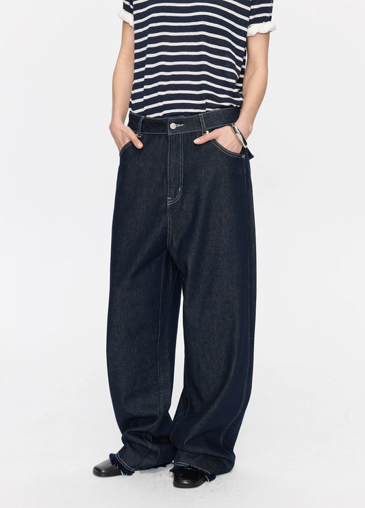 Wide Raw Denims