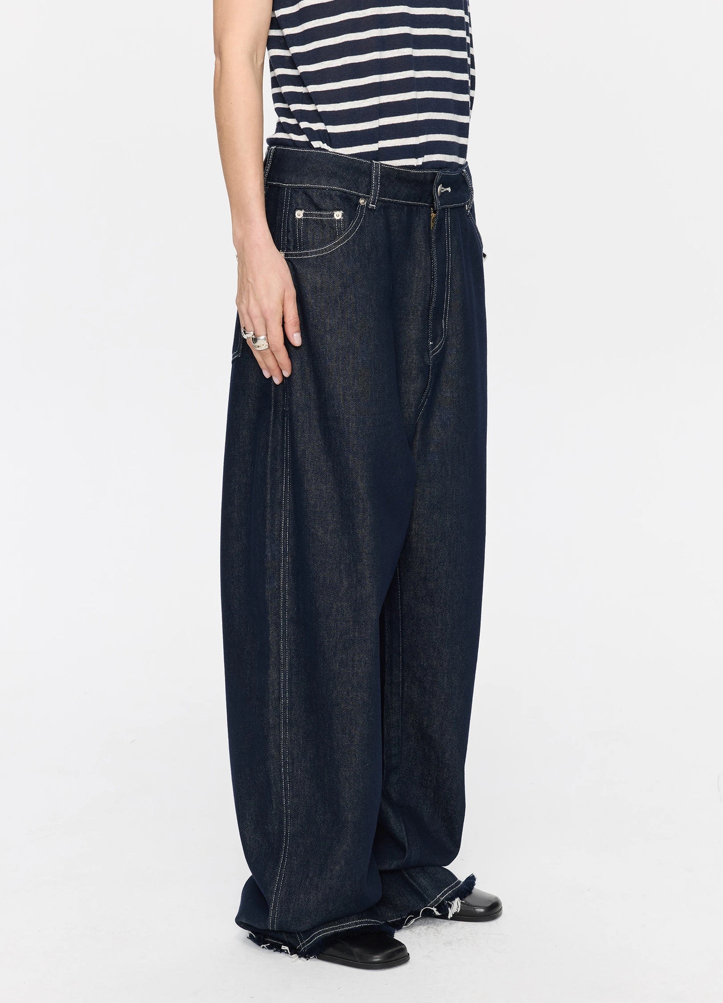 Wide Raw Denims