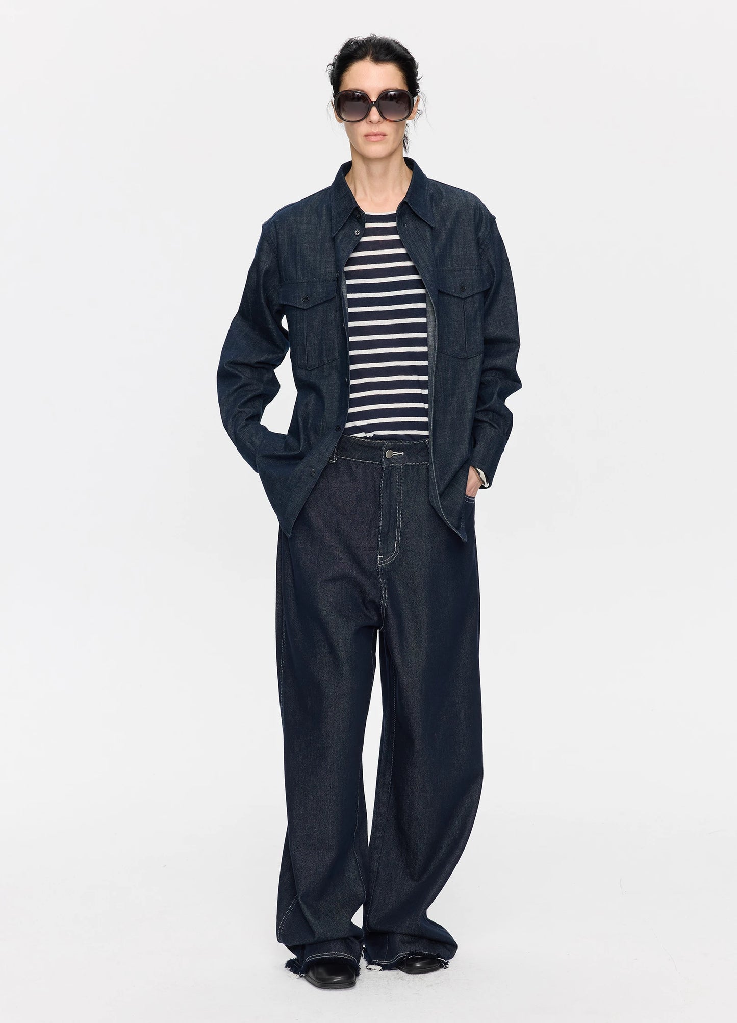 Wide Raw Denims