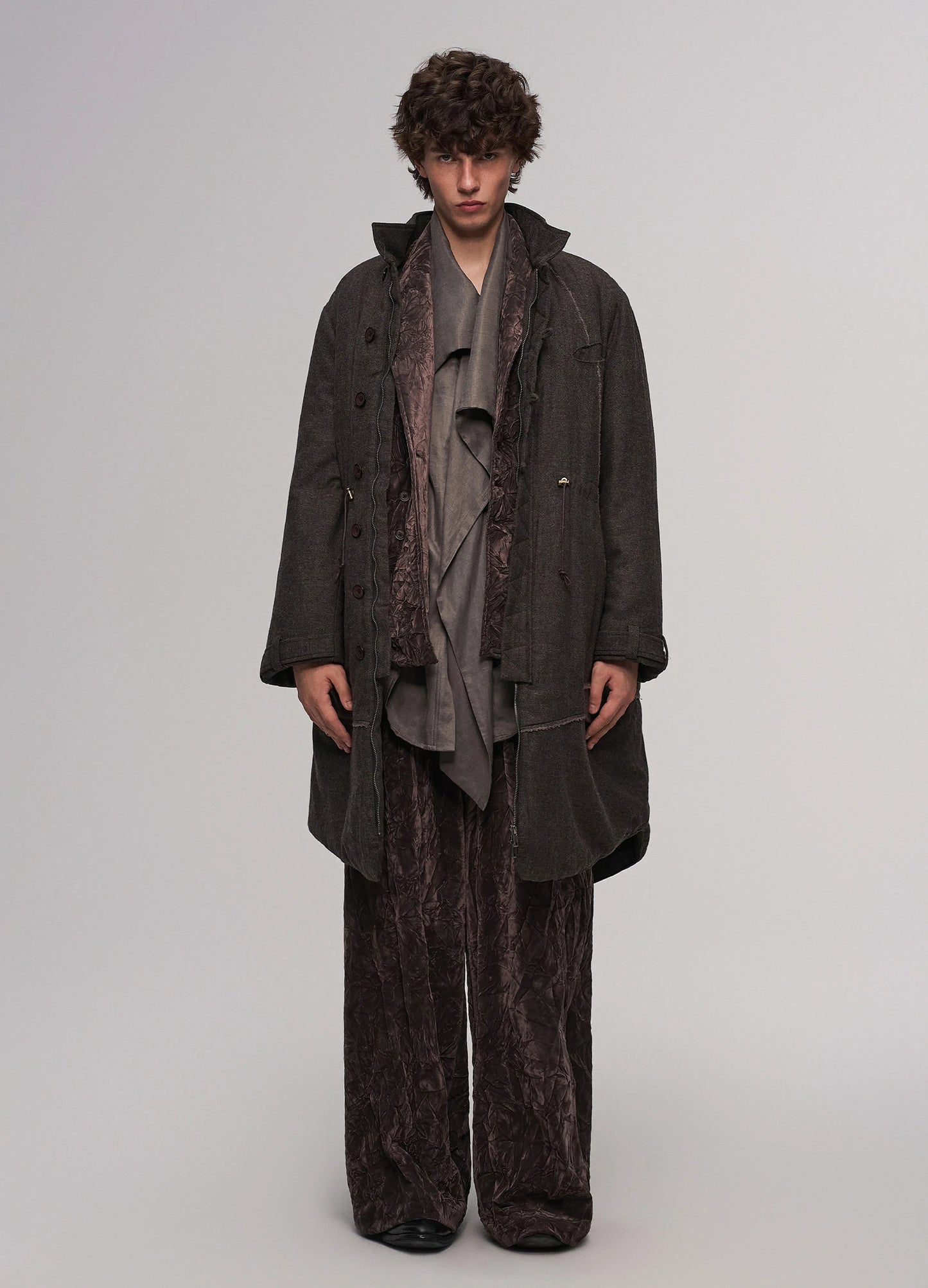 Wool Blend Parka