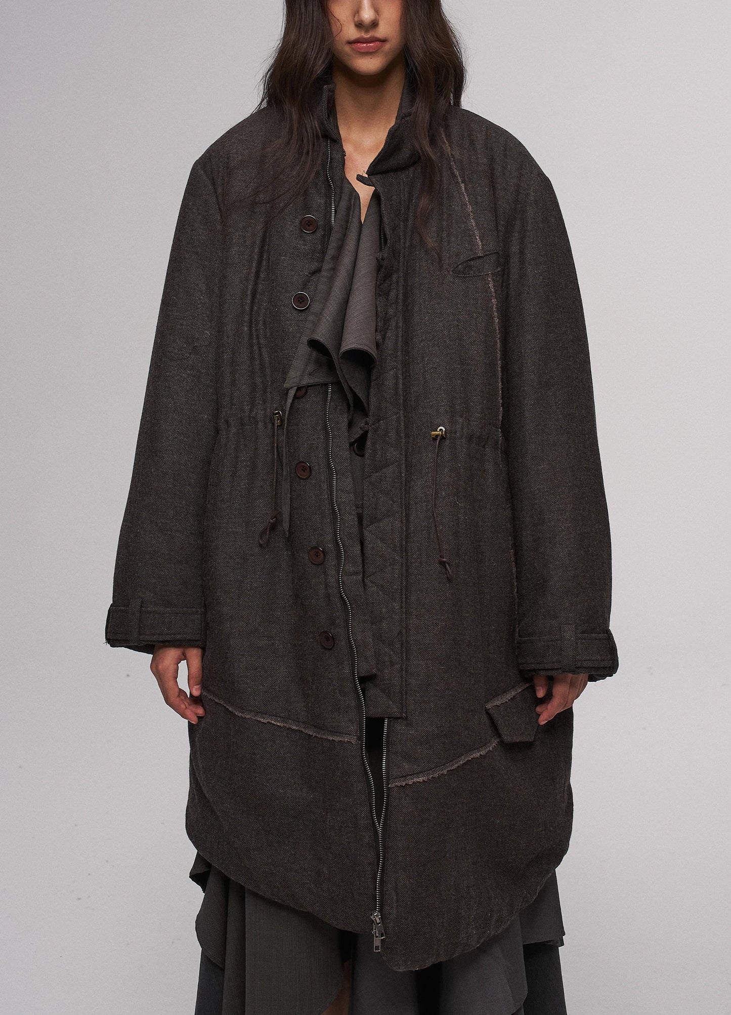 Wool Blend Parka
