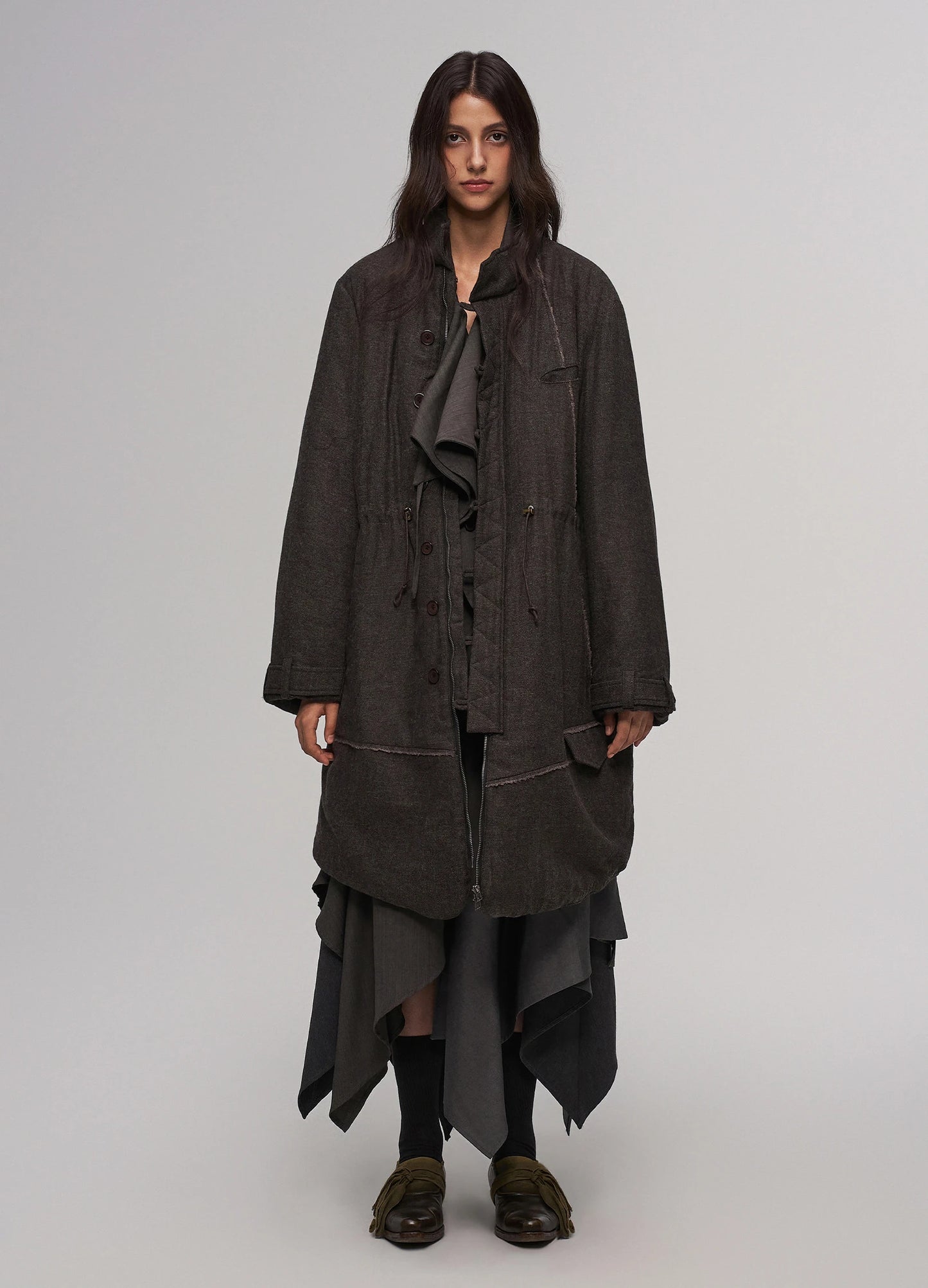 Wool Blend Parka