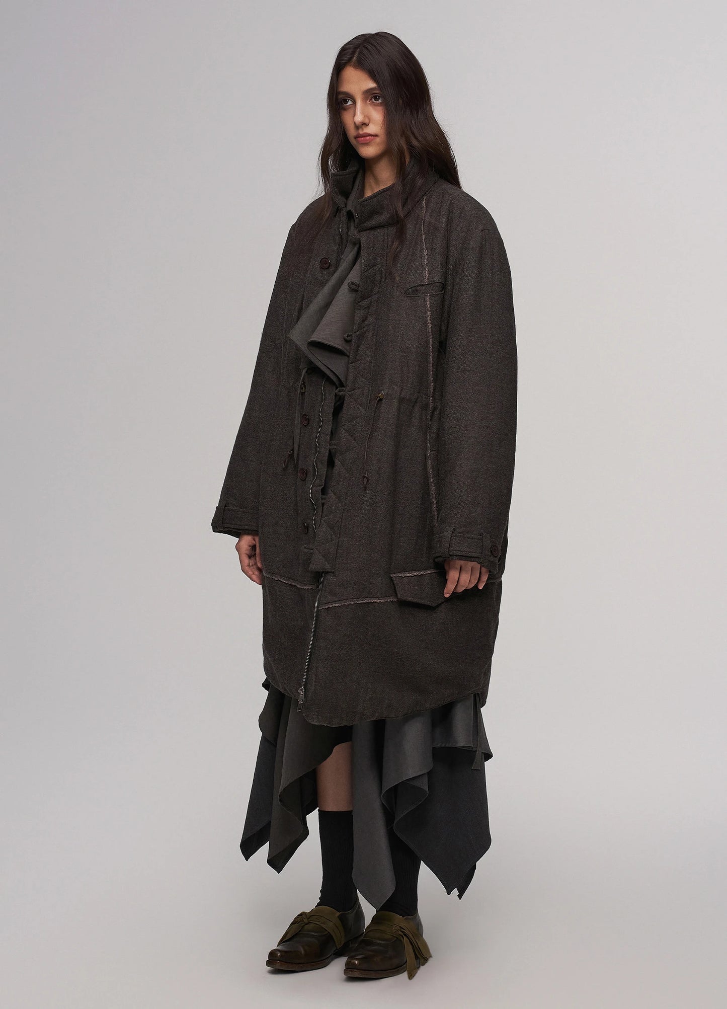 Wool Blend Parka