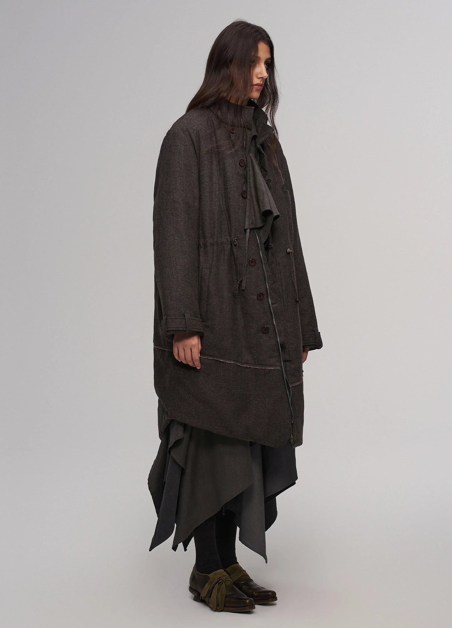 Wool Blend Parka
