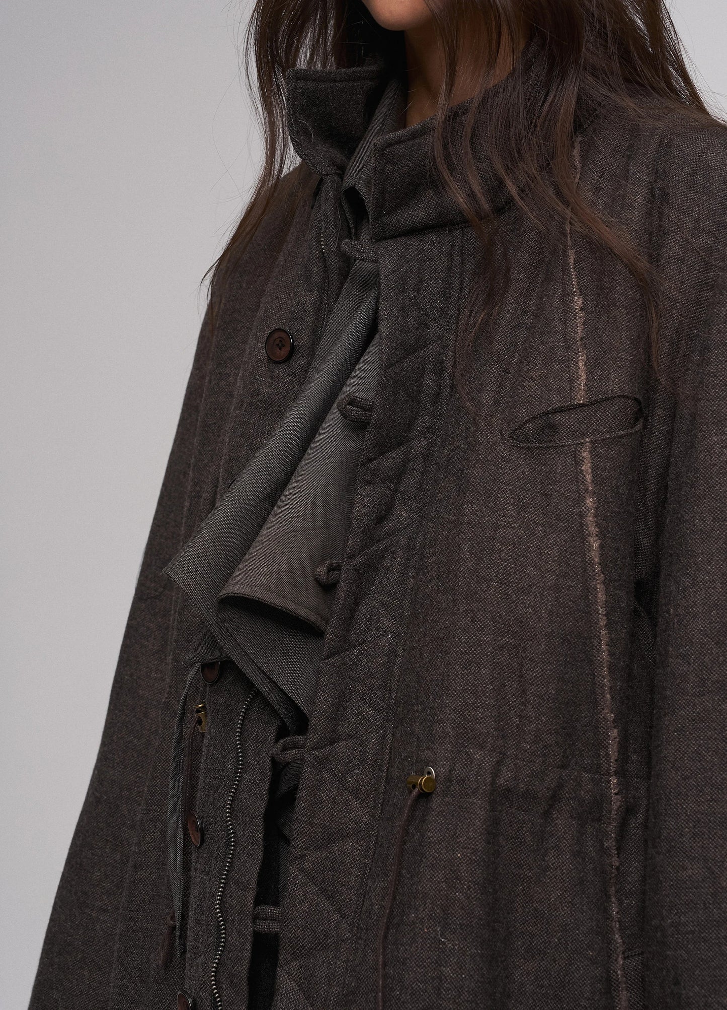 Wool Blend Parka