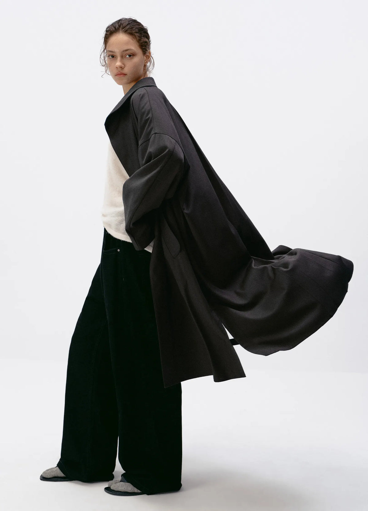 Wool Cape Coat