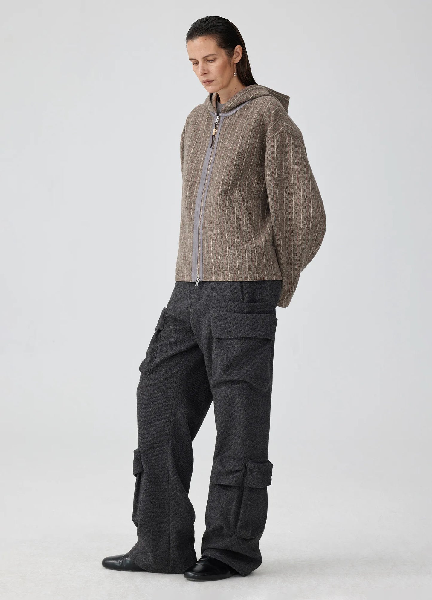 Wool Cargo Trousers