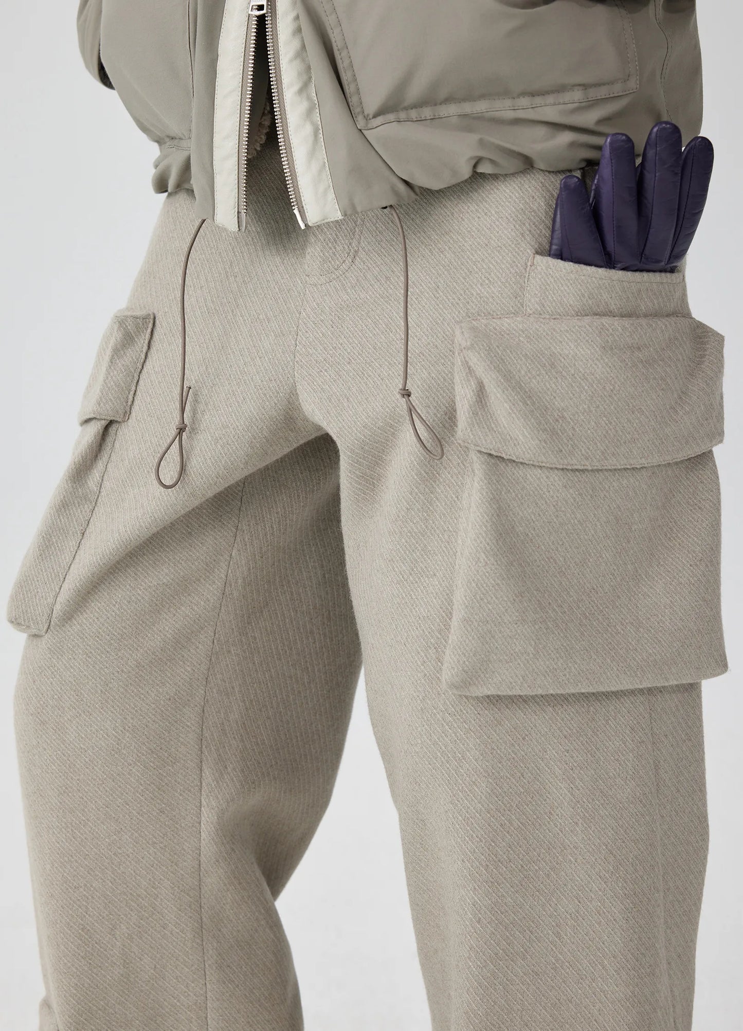 Wool Cargo Trousers