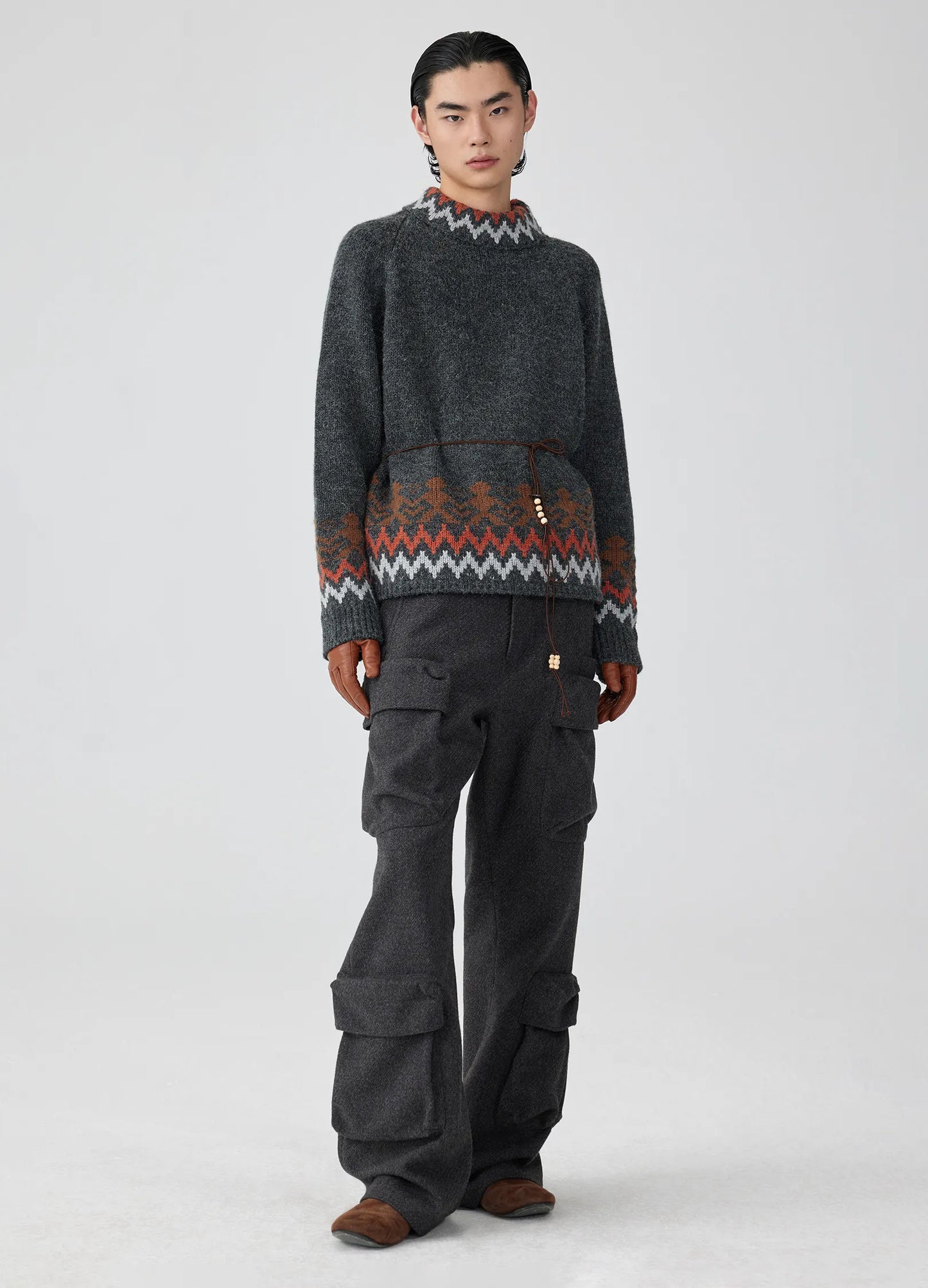 Wool Cargo Trousers