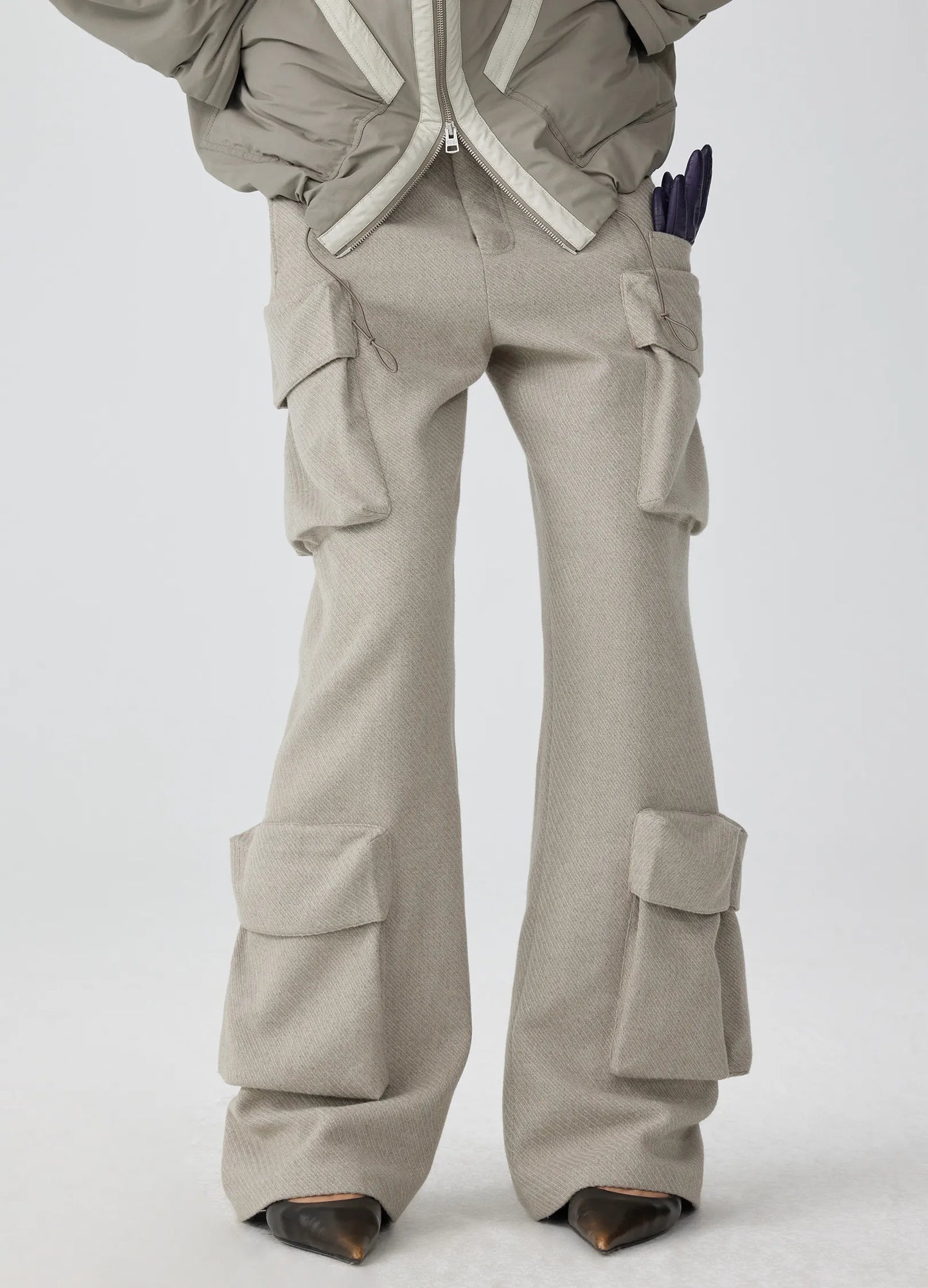 Wool Cargo Trousers