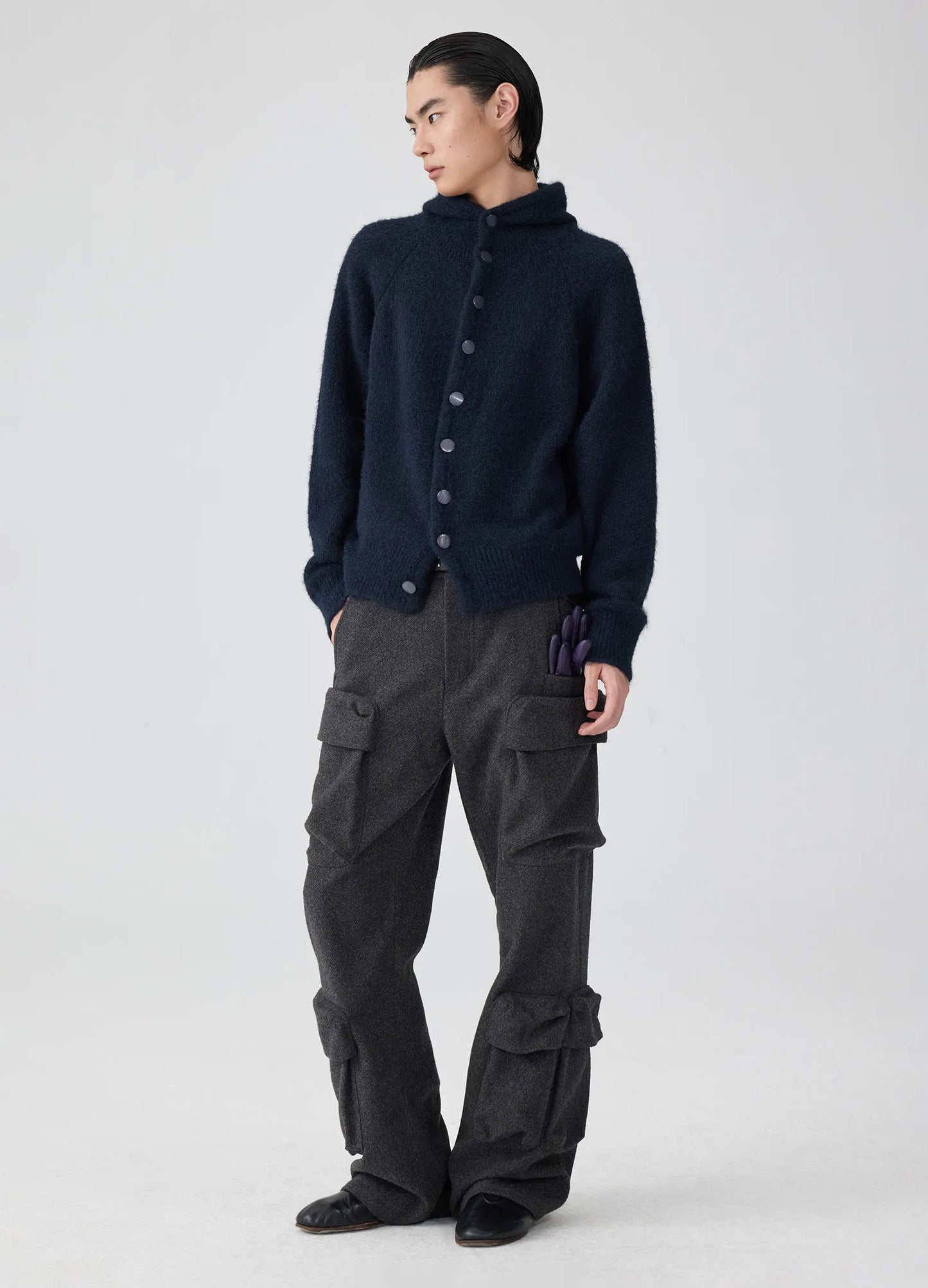Wool Cargo Trousers