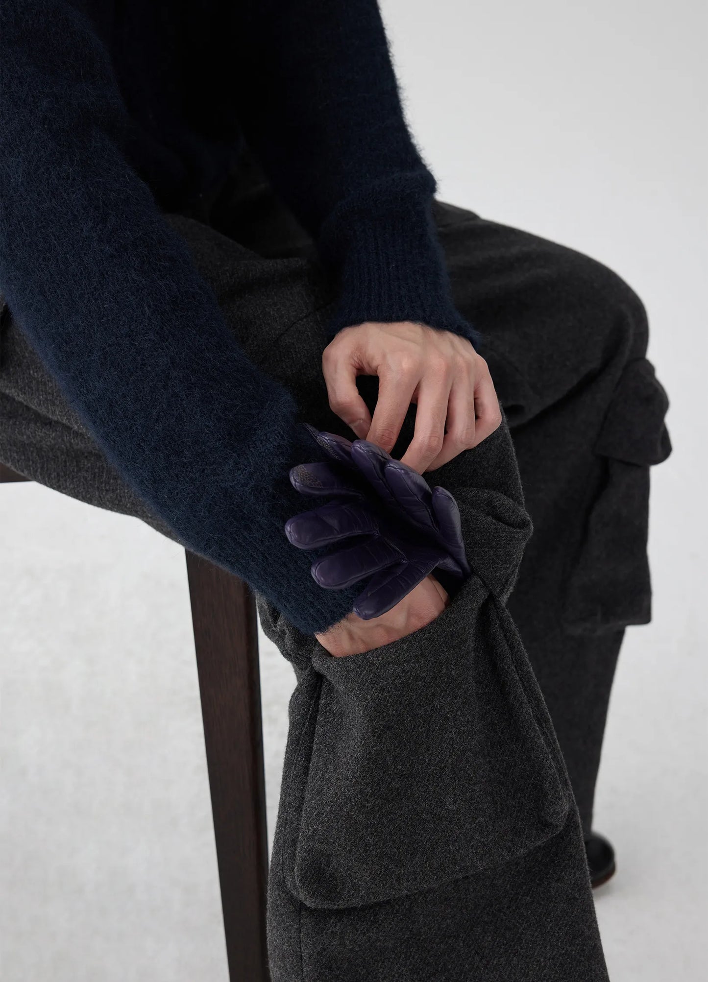 Wool Cargo Trousers