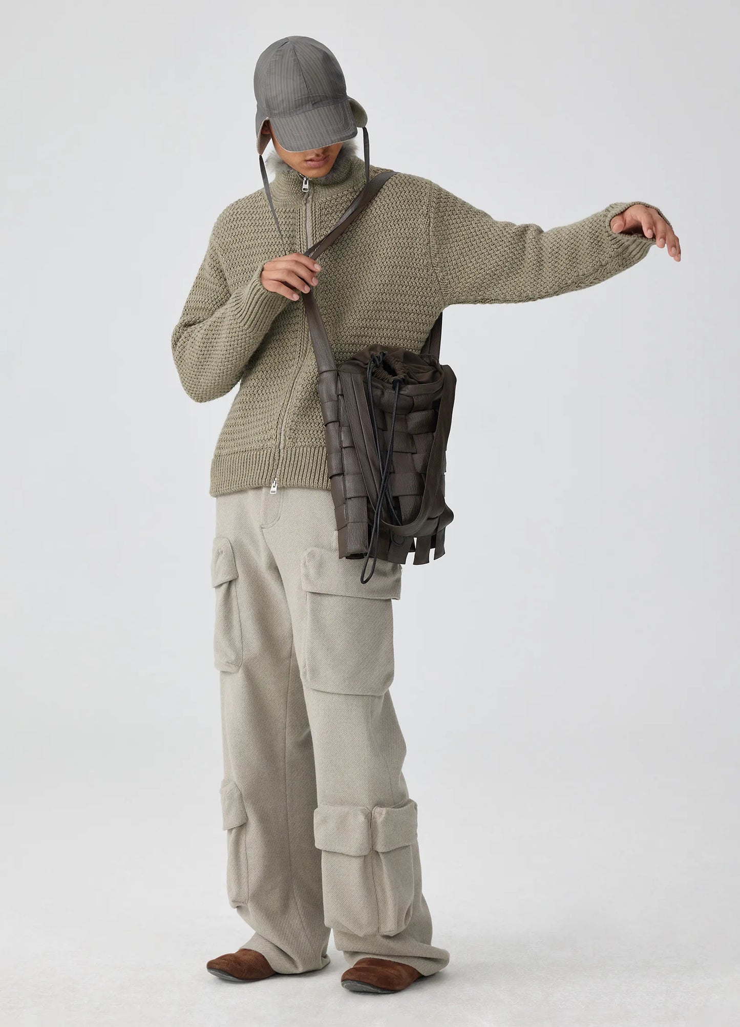 Wool Cargo Trousers