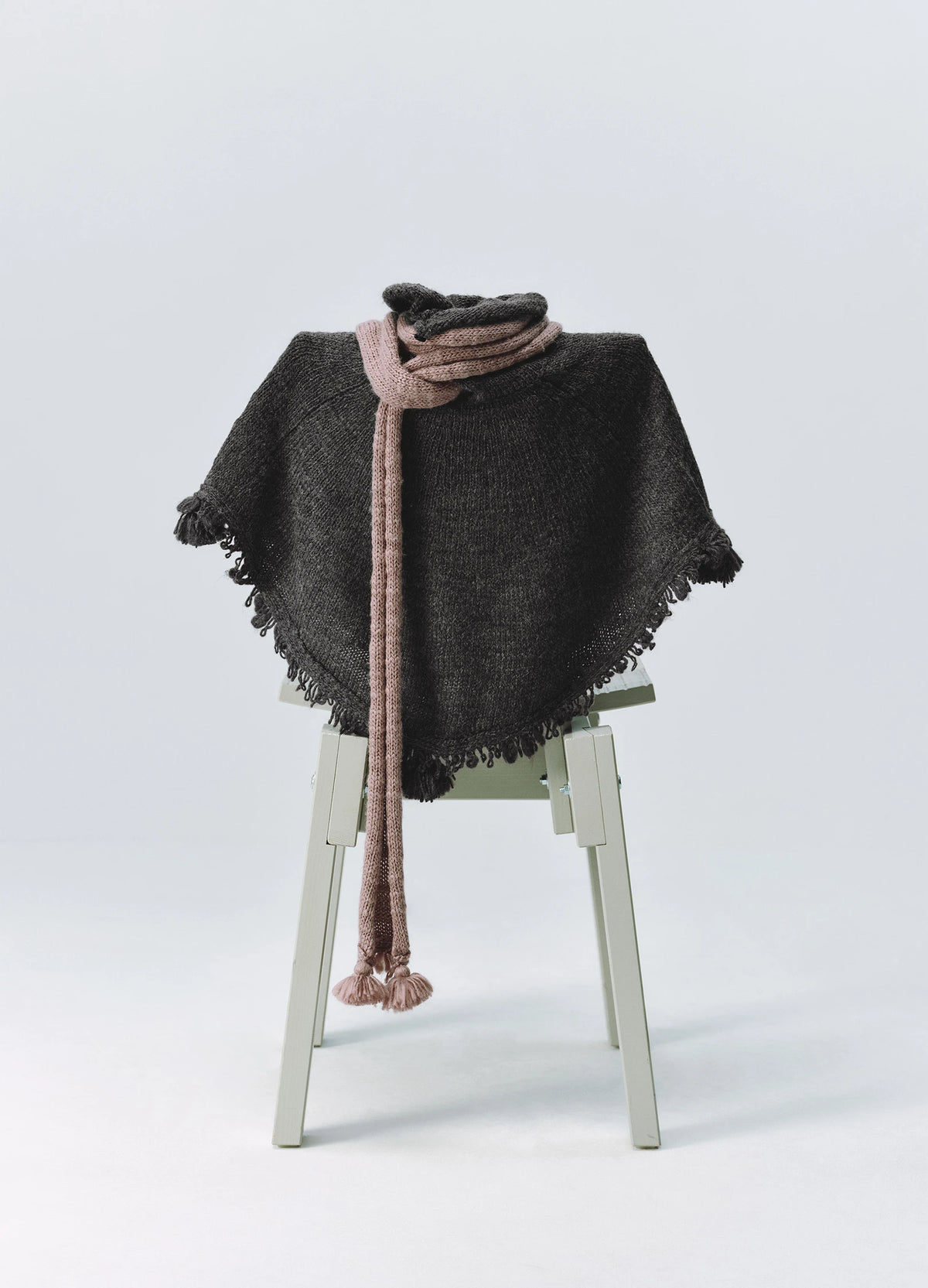 Fringed Wool Cape