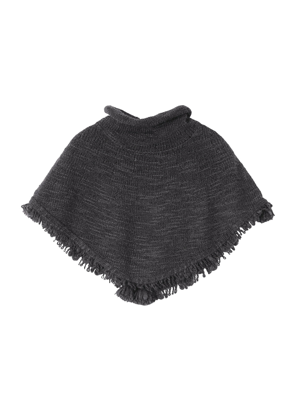 Fringed Wool Cape