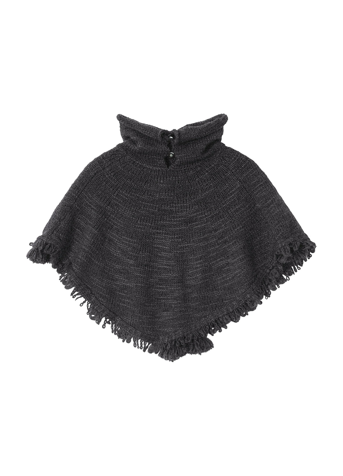Fringed Wool Cape
