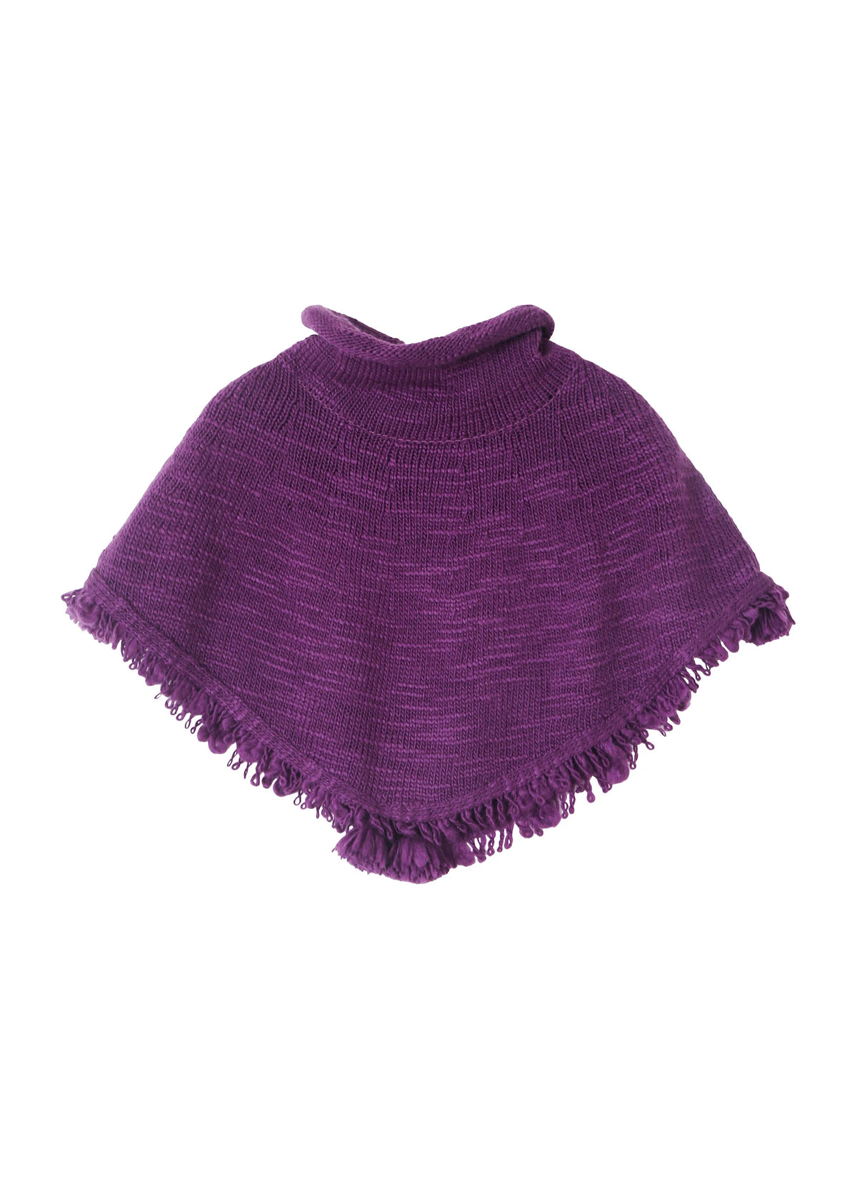 Fringed Wool Cape