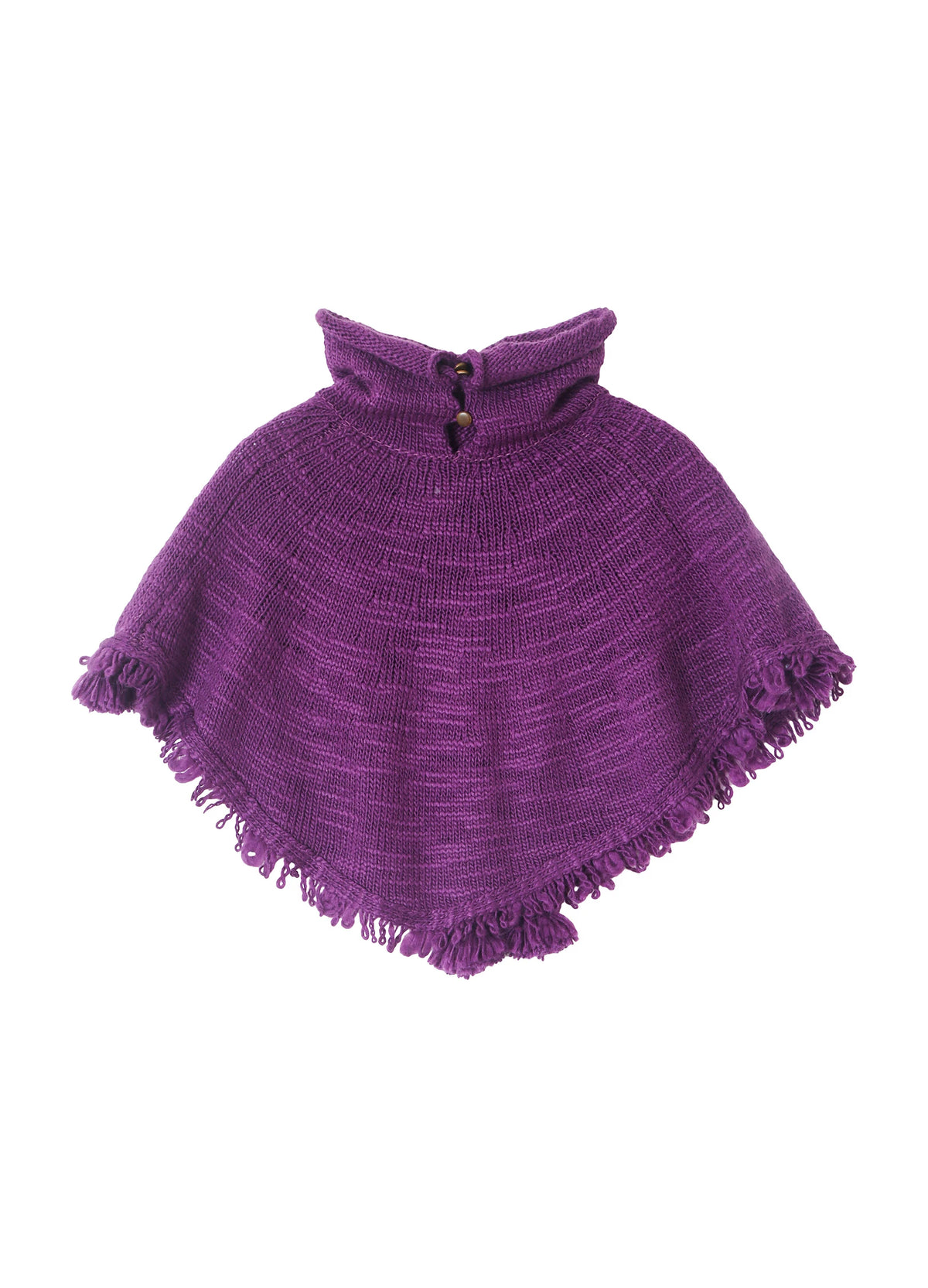 Fringed Wool Cape