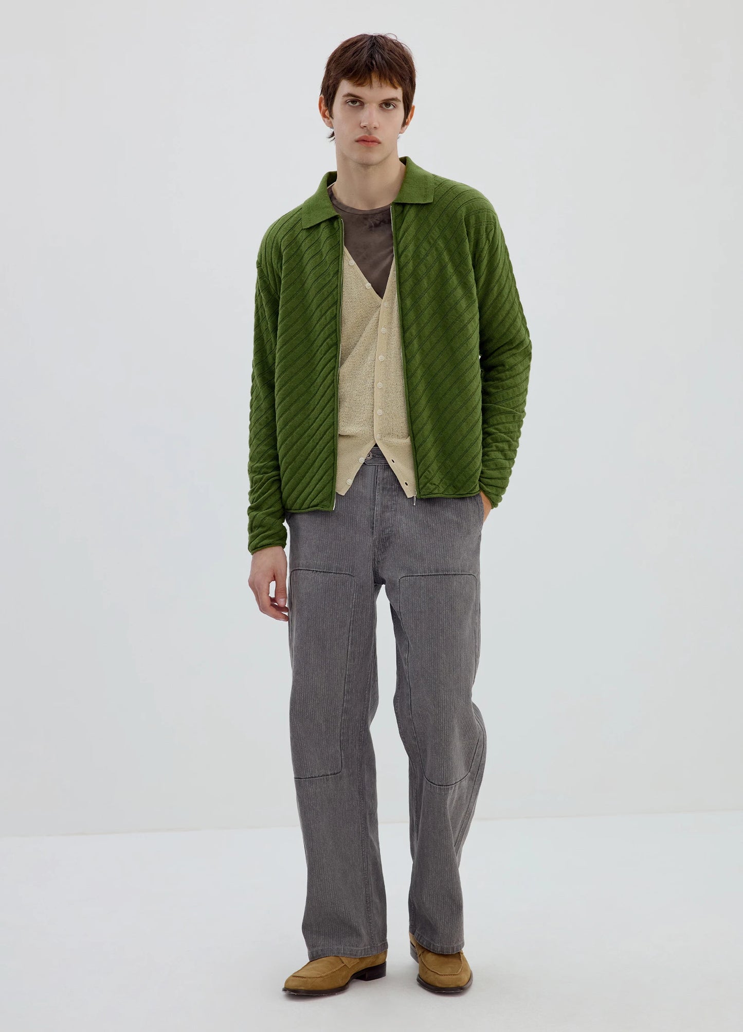 Wool Knit Cardigan