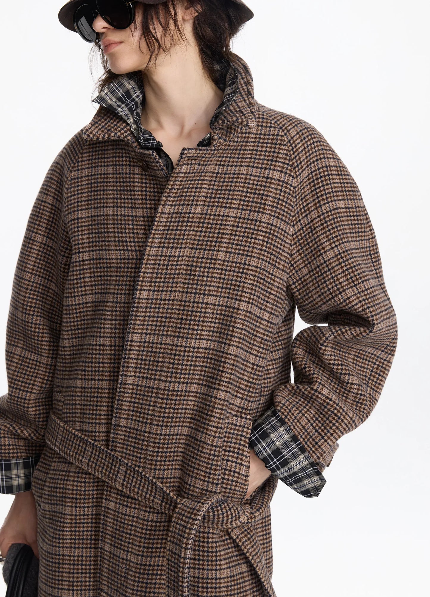 Wool Raglan Coat
