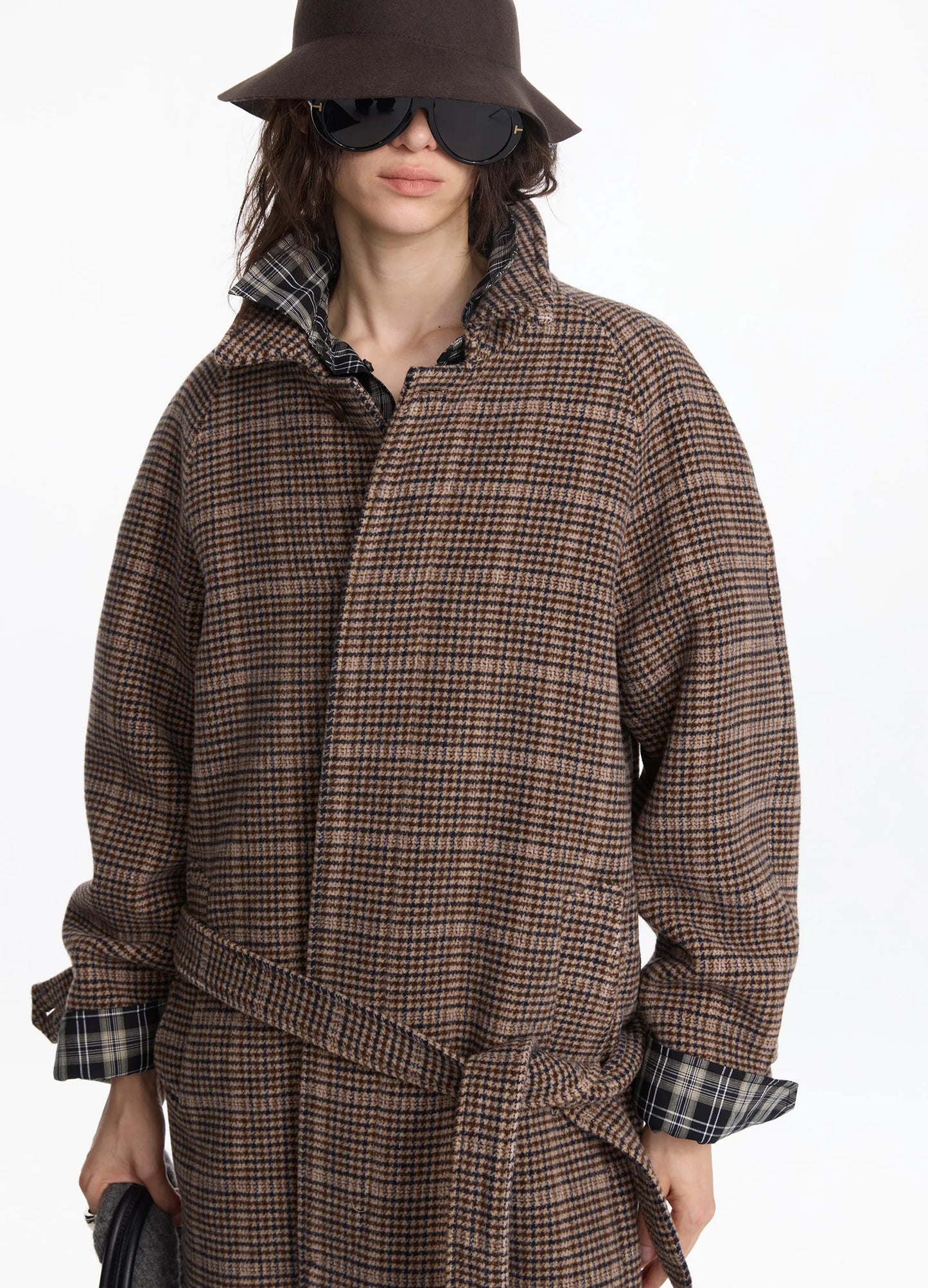 Wool Raglan Coat