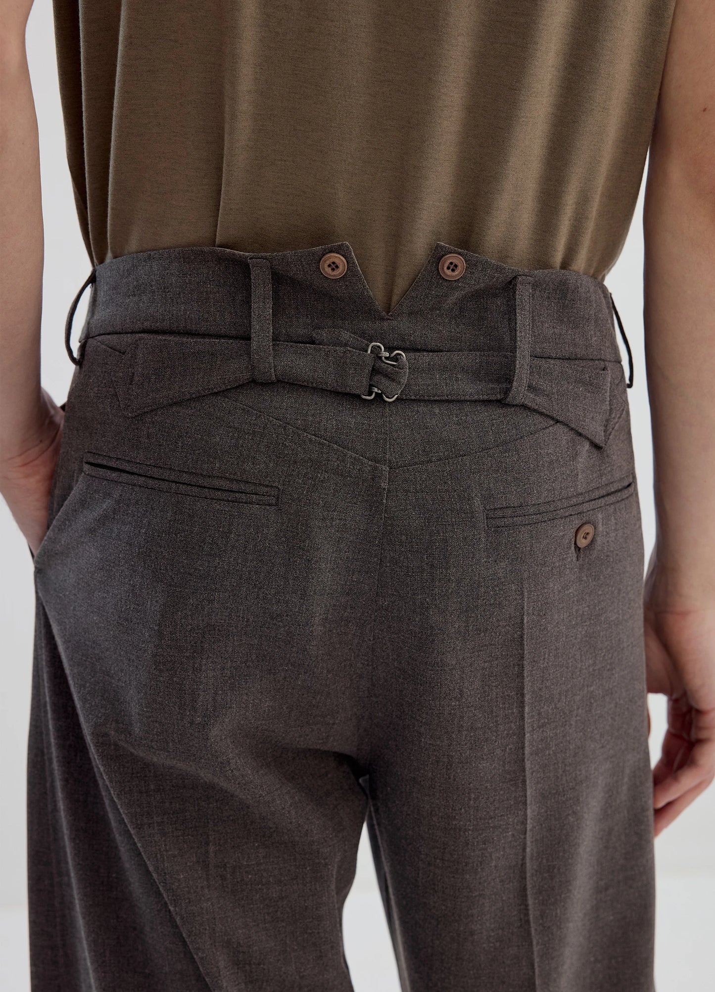 Wool Tailored Trousers