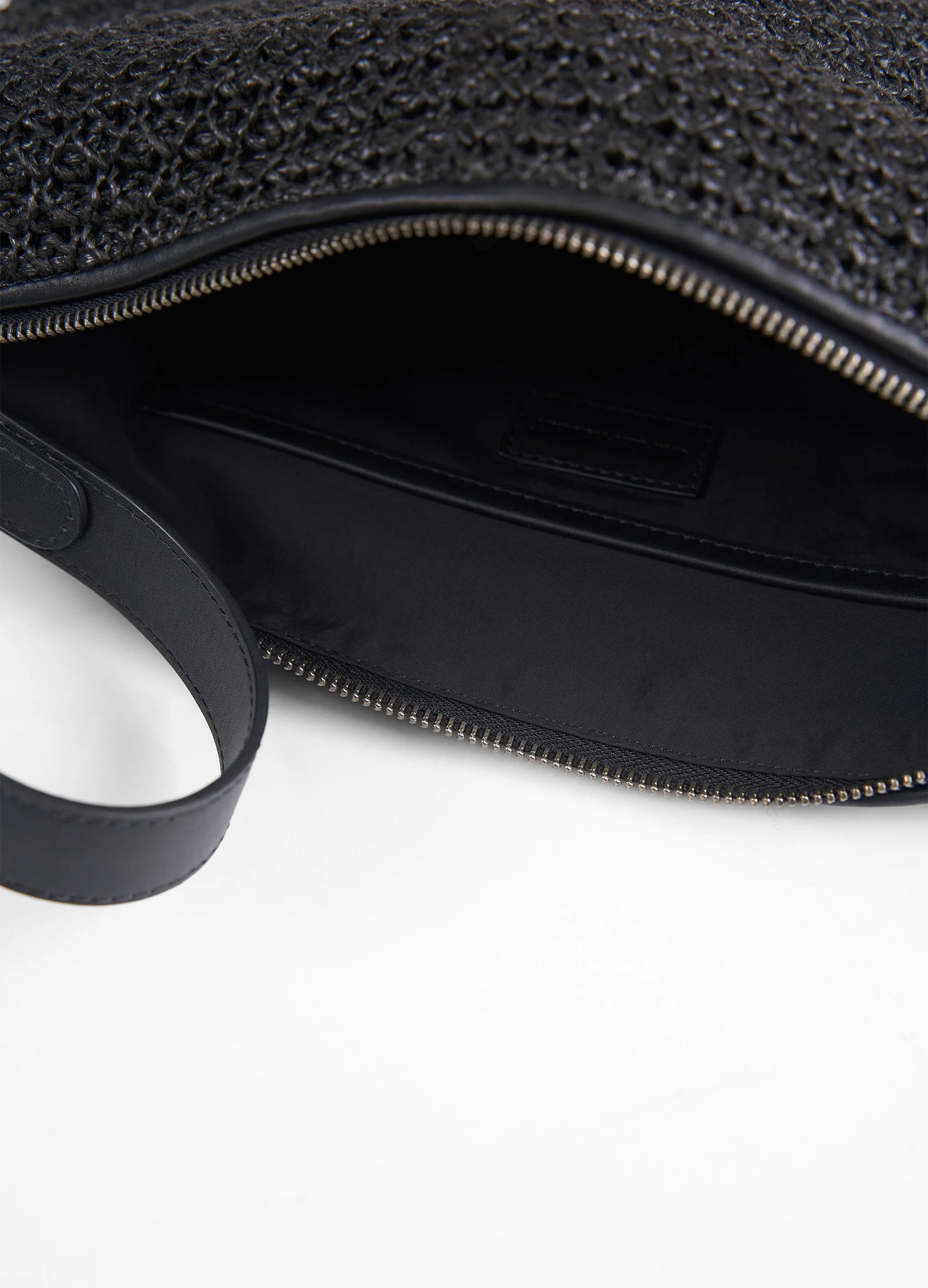 Woven Crescent Bag