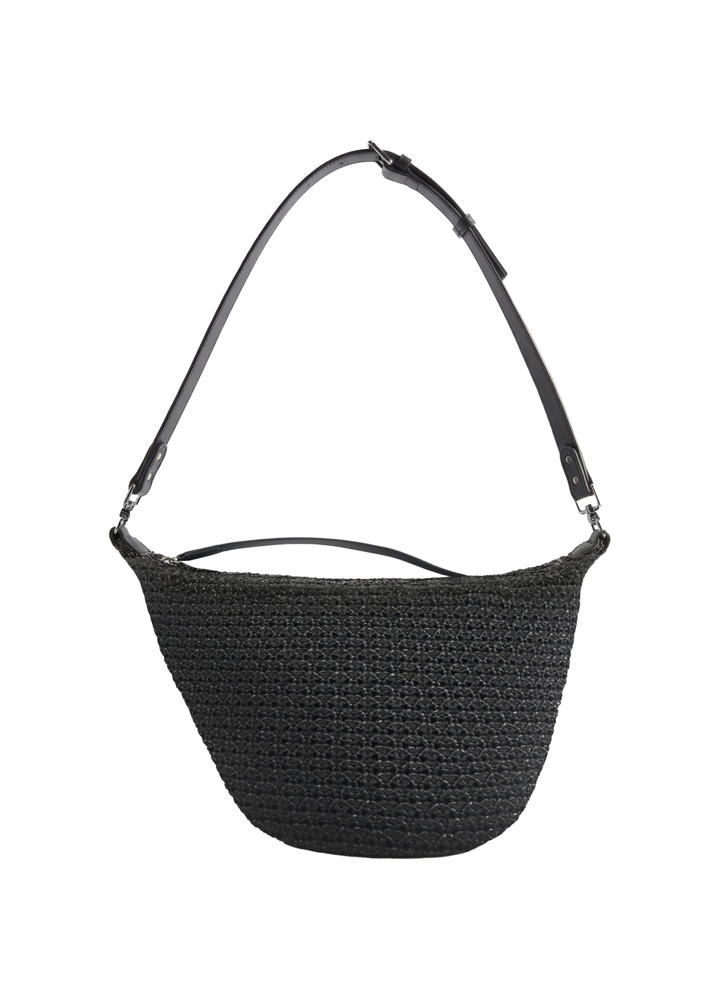 Woven Crescent Bag