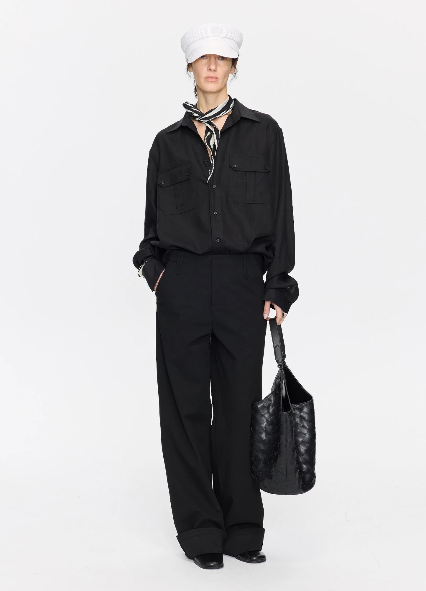 Woven Leather Bag