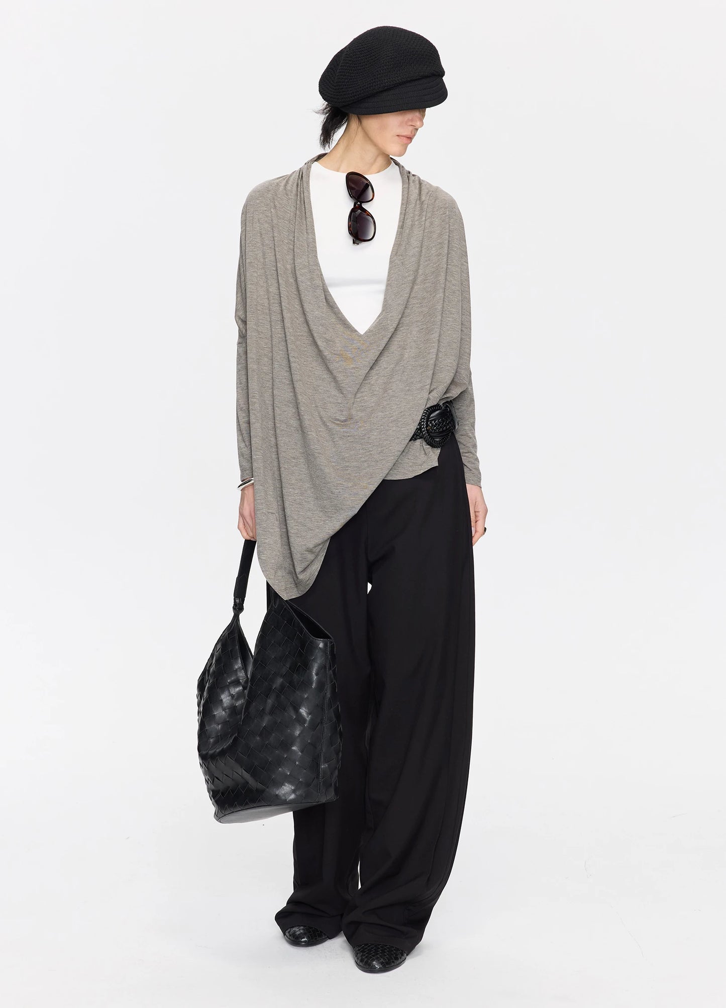 Woven Leather Bag
