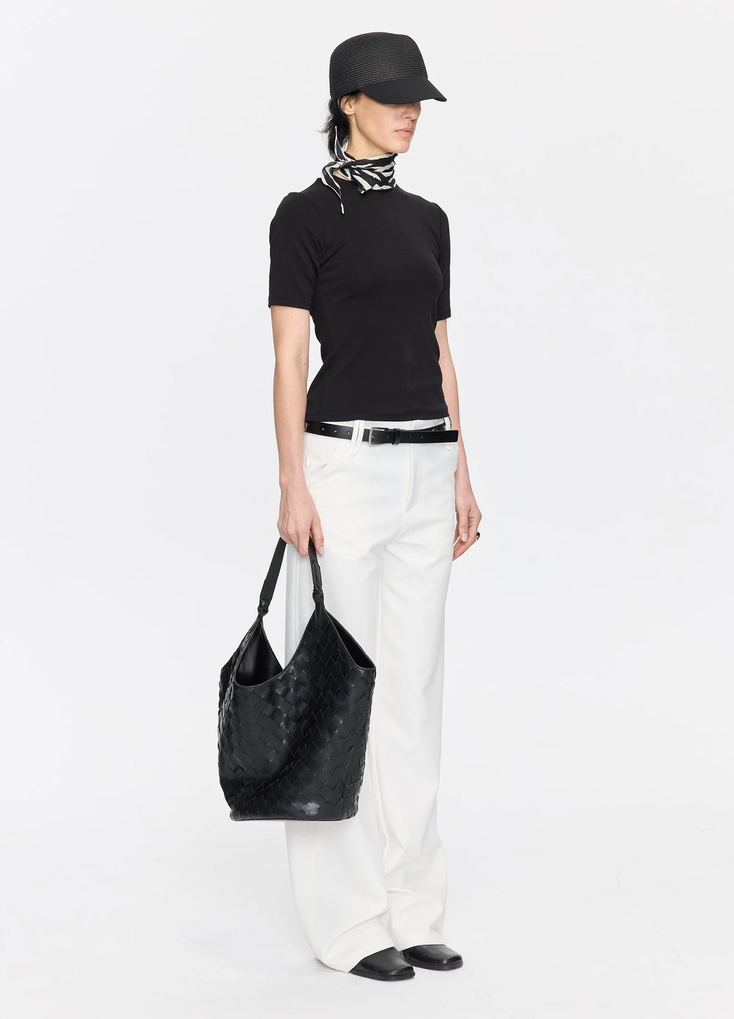 Woven Leather Bag