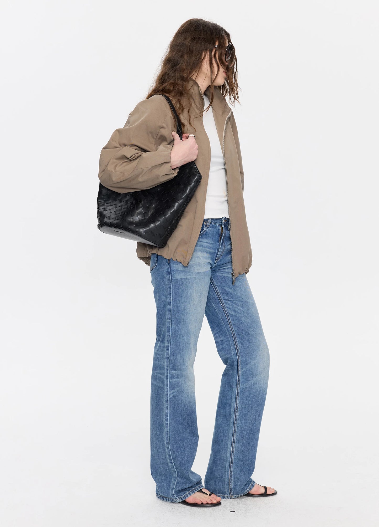 Woven Leather Bag
